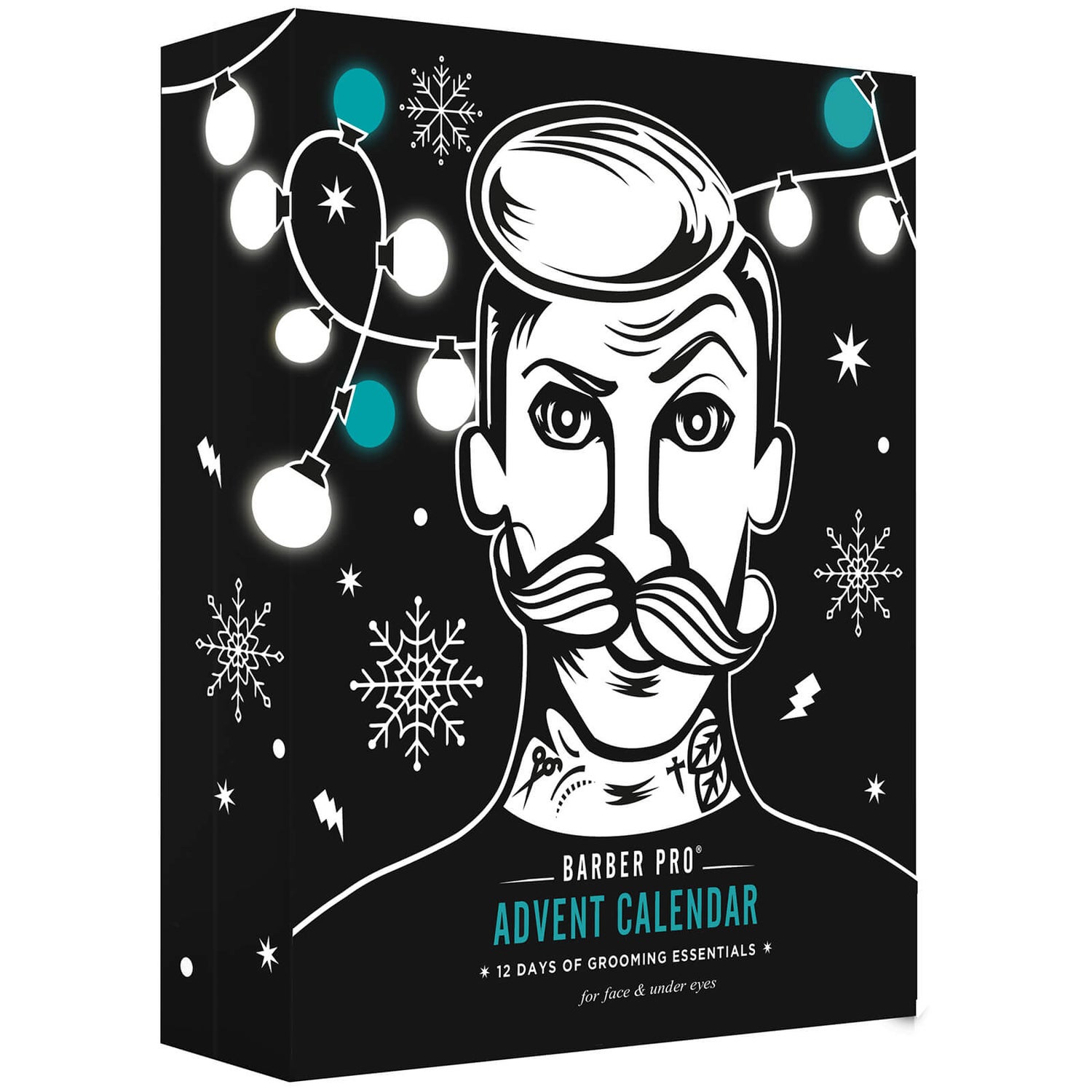 BARBER PRO 12 Days of Grooming Essentials Advent Calendar (Worth £59.40)