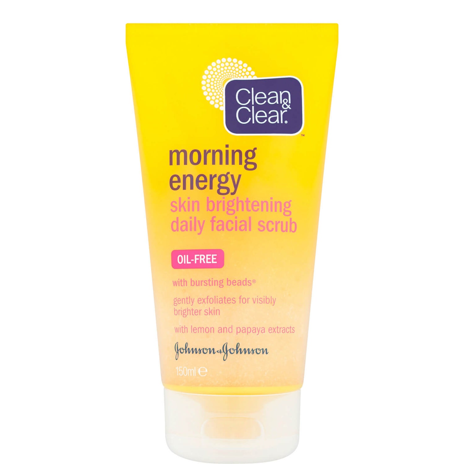 Осветляющий скраб для лица Clean&Clear Morning Energy Brightening Scrub, 150 мл