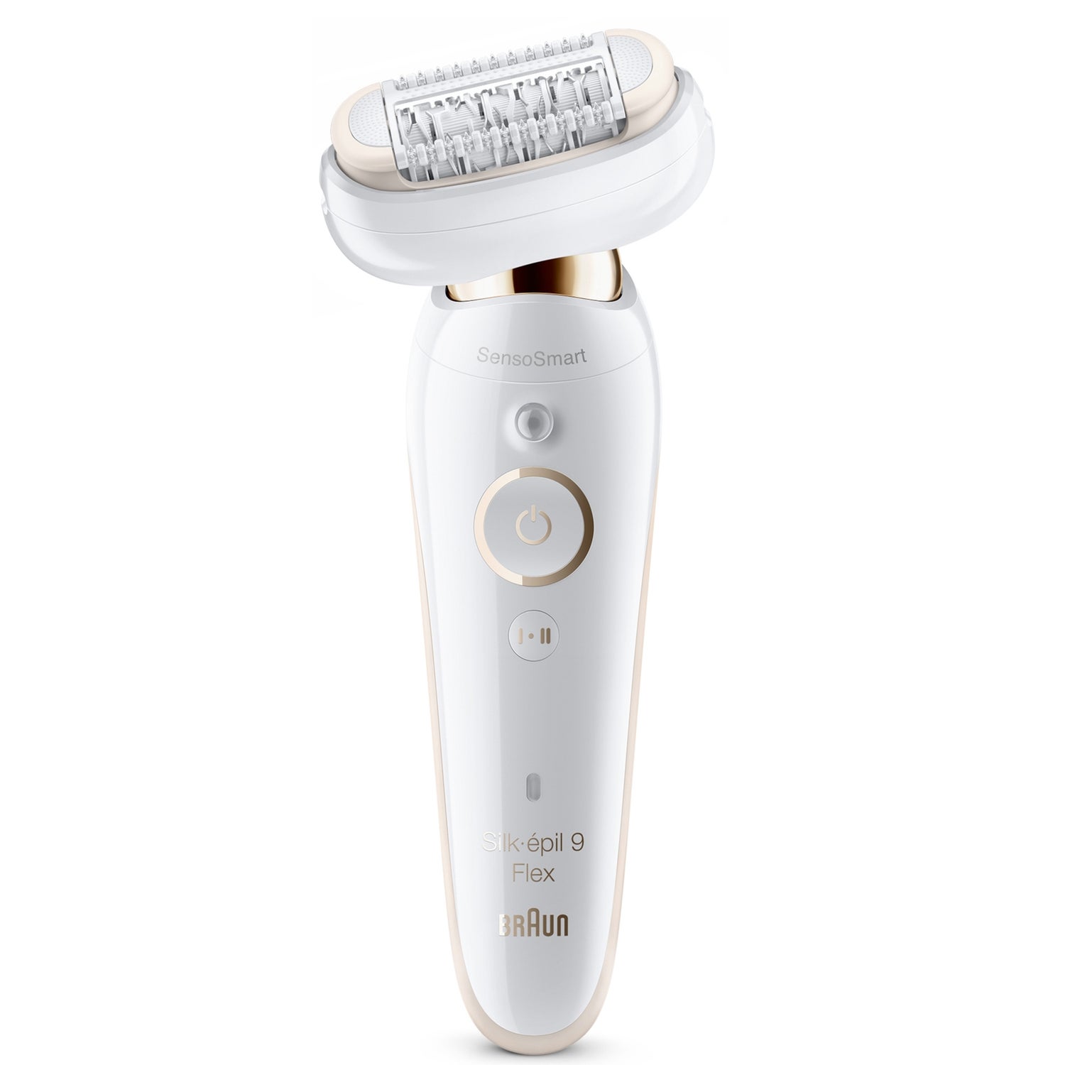 Braun Silk-épil 9 Flex 9010 Epilator, White/Gold