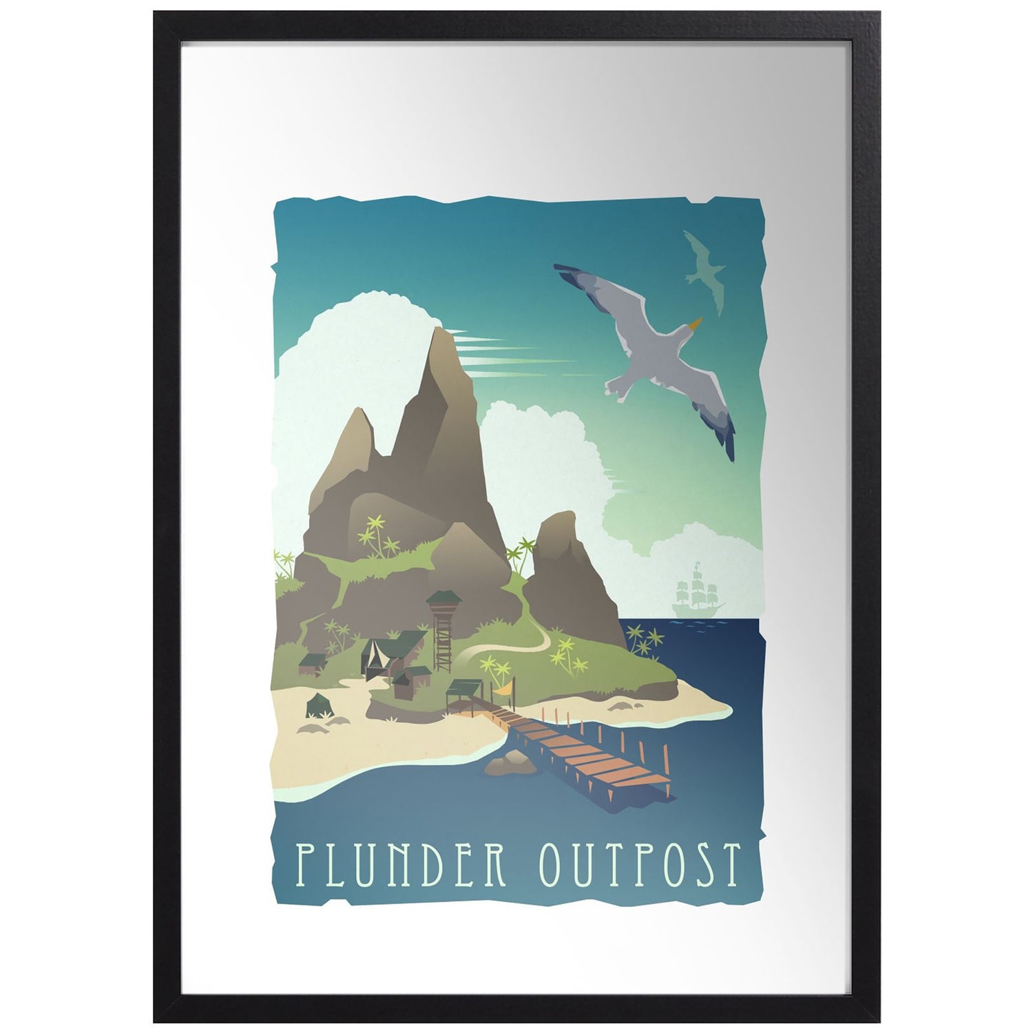 Sea Of Thieves Plunder Outpost Giclee Art Print