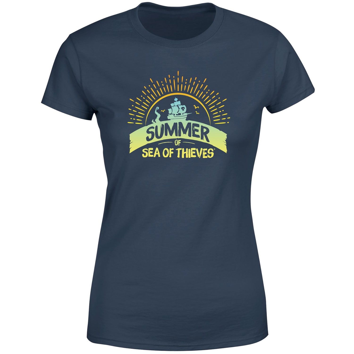 Sea Of Thieves Summer WoUnisex T-Shirt - Navy