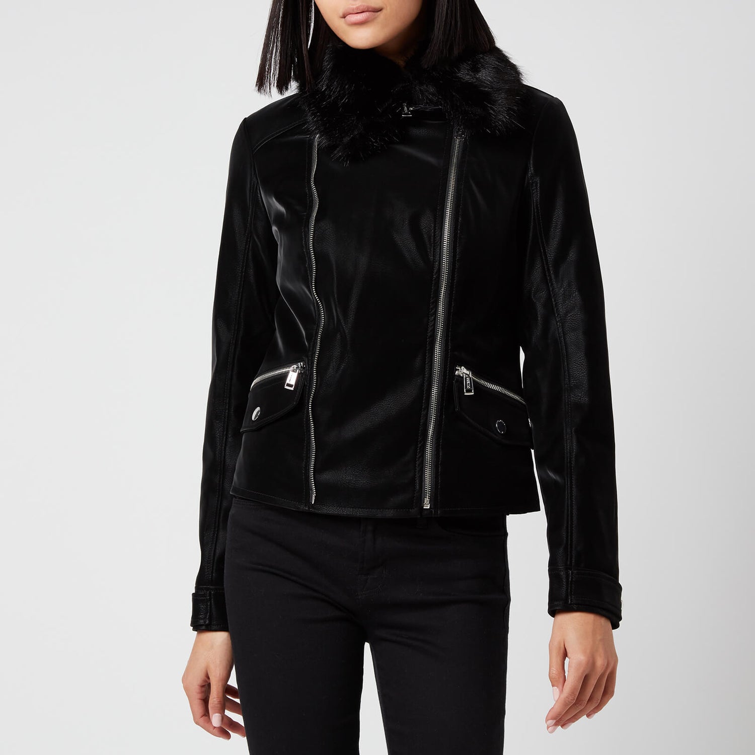 Guess coated look jacket best sale
