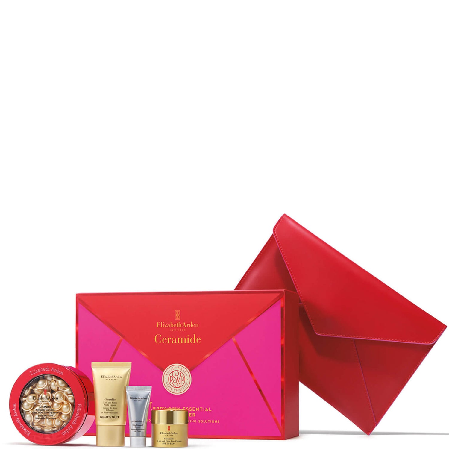 Elizabeth Arden Advanced Ceramide Capsules Serum, 60 Count, 4 Piece Skin Care Gift Set - Worth $142.00