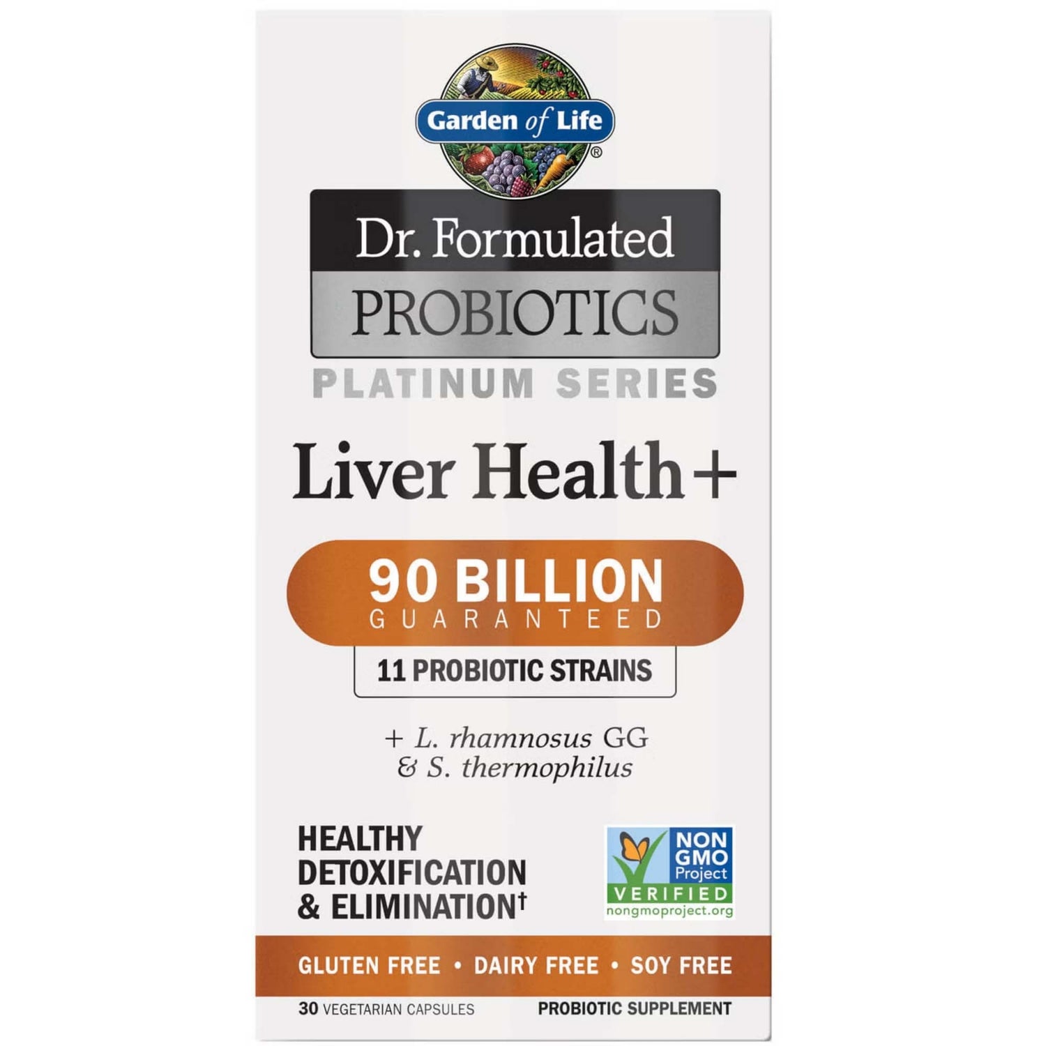 Probiotics Platinum Liver Health 90B - Cooler - 30 Capsules