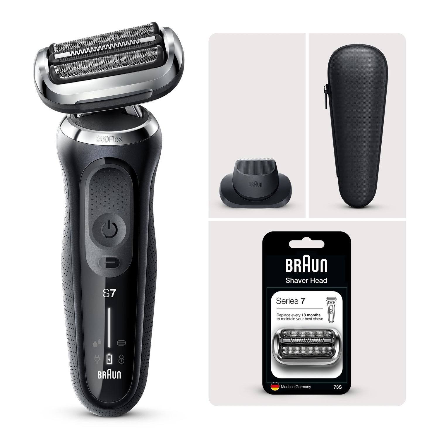 Braun Series 7 70-N1200s Electric Shaver and Head Replacement