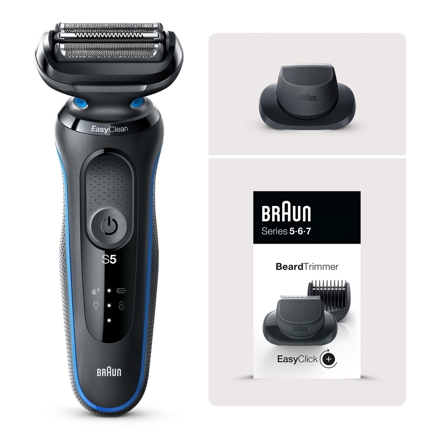 Braun Series 5 50-B1200s Electric Shaver with Beard Trimmer attachment