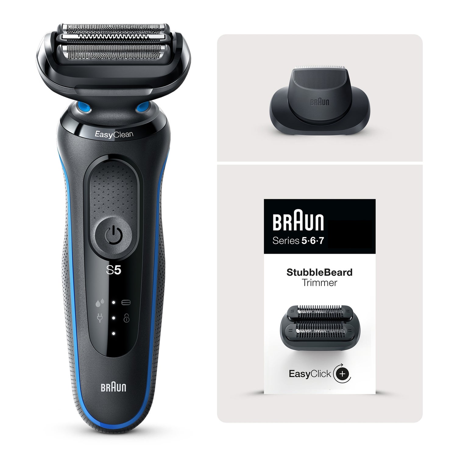 Braun Series 5 50-B1200s Electric Shaver with StubbleBeard Trimmer Attachment
