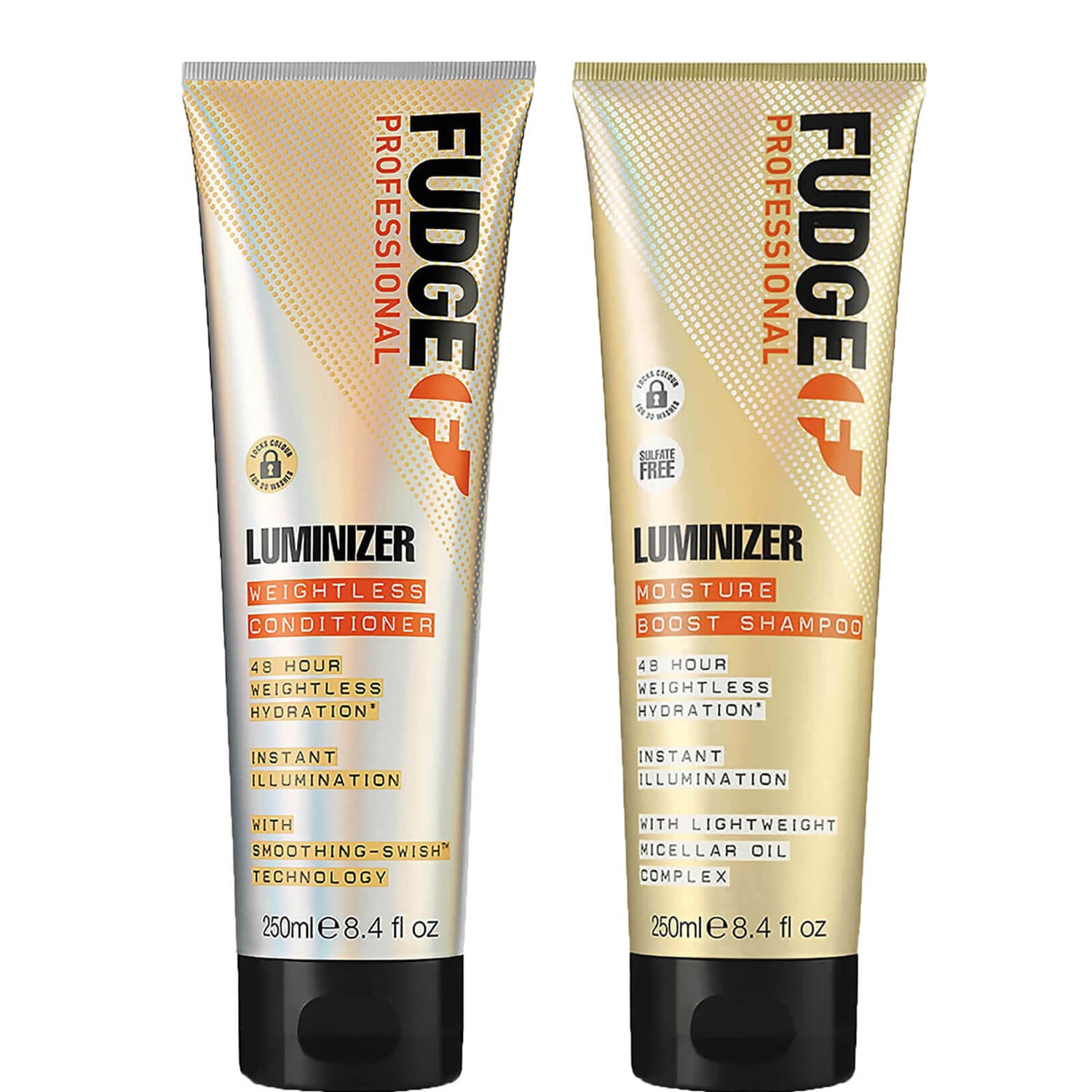 Luminizer Moisture Boost Shampoo and Weightless Conditioner 250ml