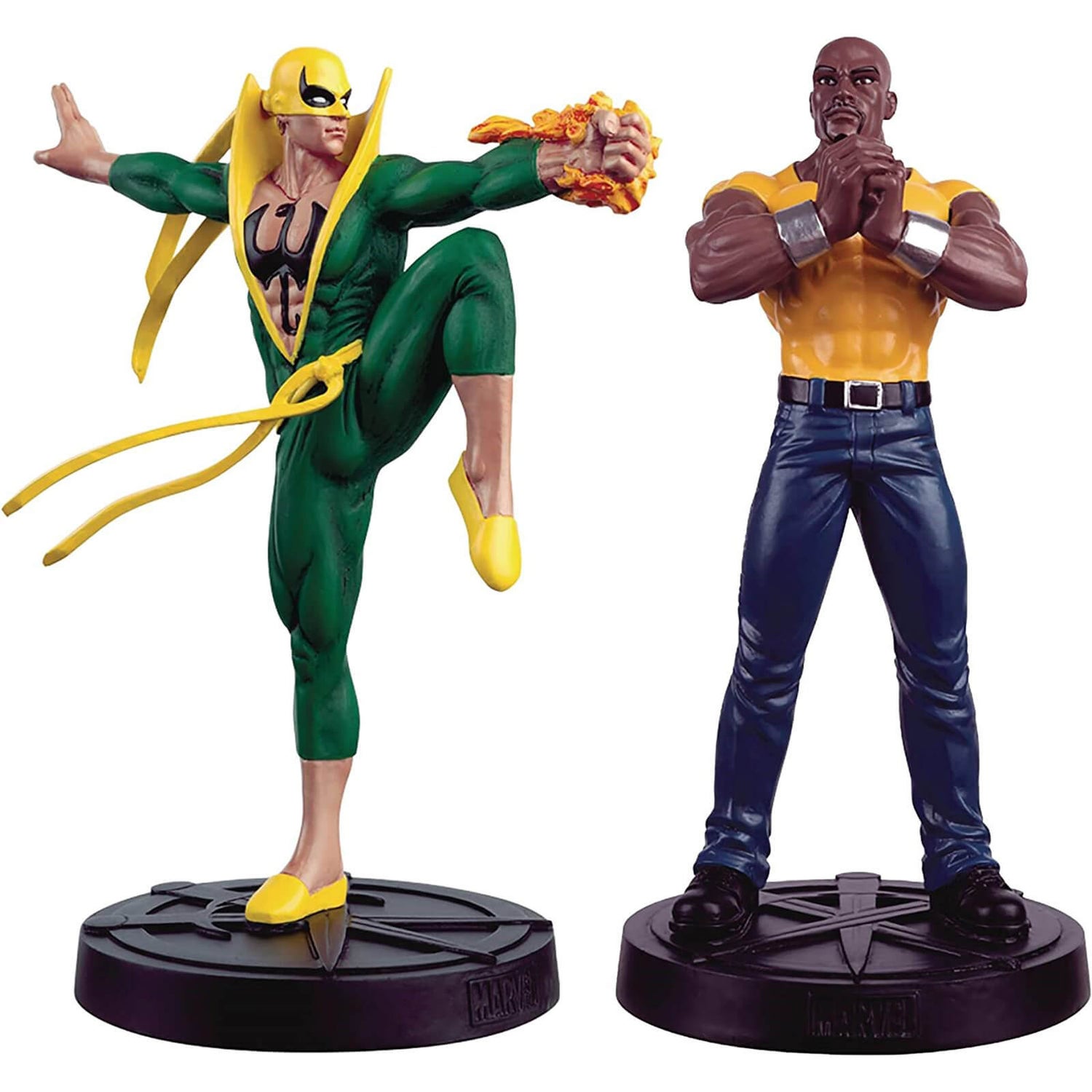 Eaglemoss Marvel Luke Cage and Iron Fist Set 2 Pack Statue