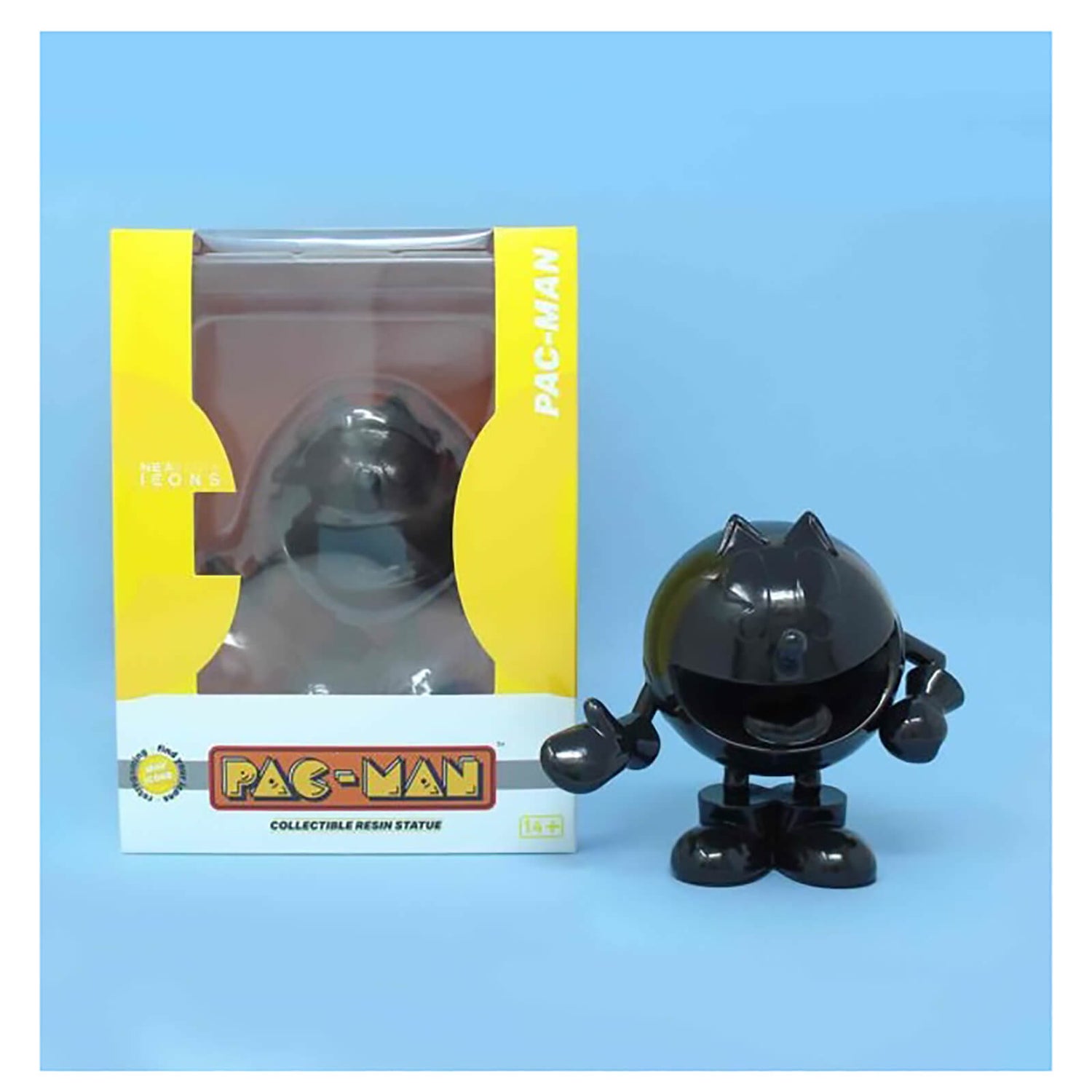 Mini Icons Pac-man 10cm Resin Figure - Black