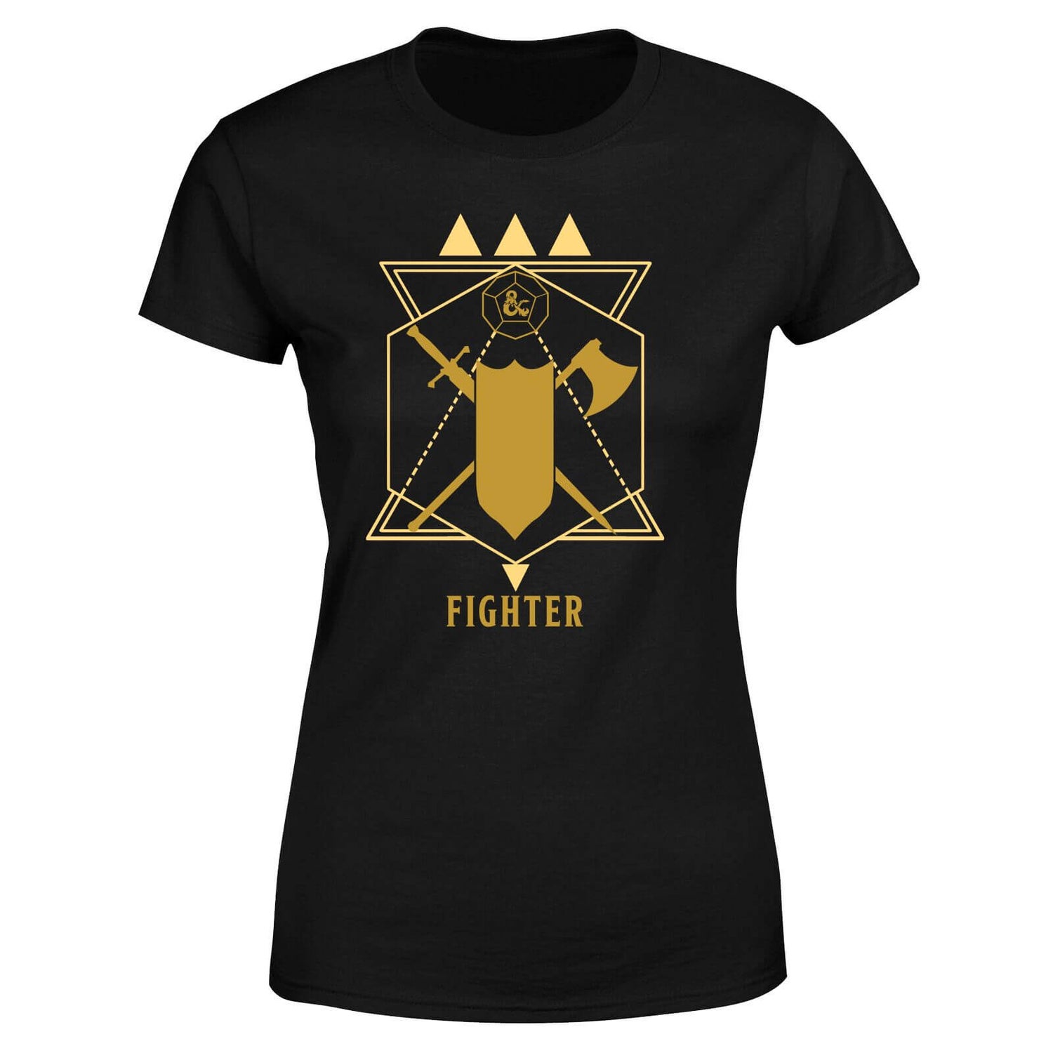 Dungeons & Dragons Fighter Women's T-Shirt - Black