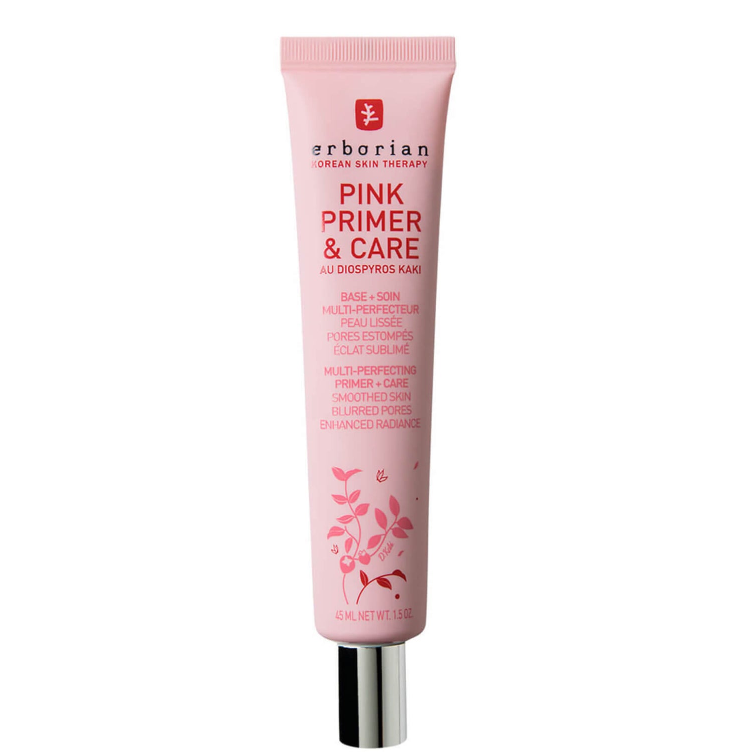 Pink Primer 45ml - Base de maquillaje hidratante - minimiza los poros para todo tipo de piel