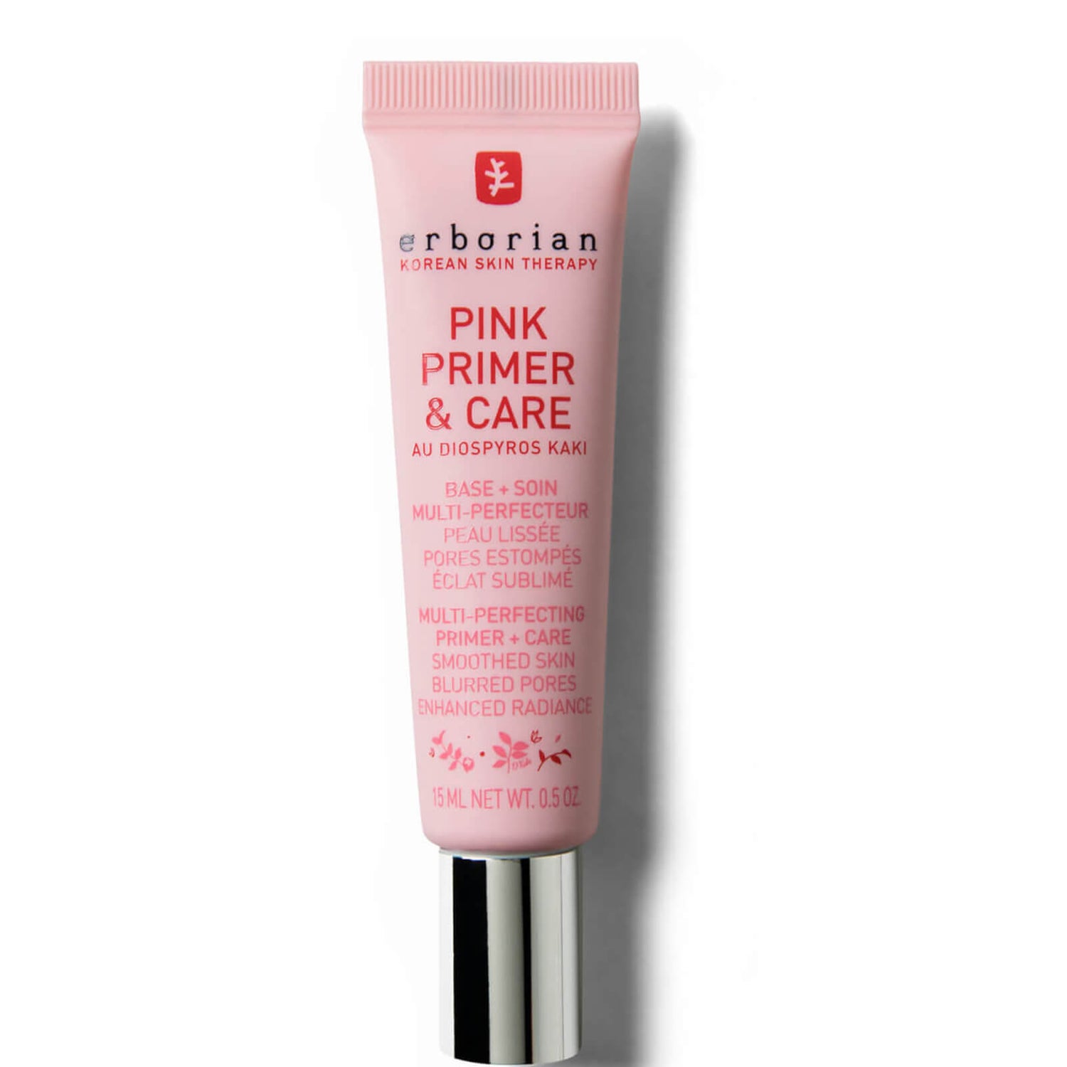 Pink Primer 15ml - Szybko wchłaniający się, zmniejszający pory, nawilżający krem i primer dla wszystkich typów skóry