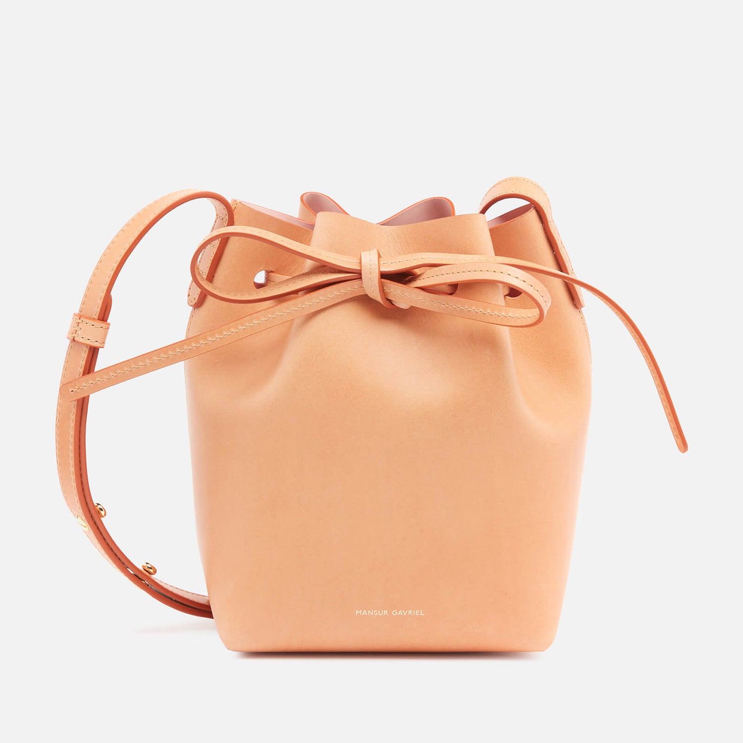 Mansur Gavriel Women's Mini Mini Bucket Bag - Cammello/Rosa