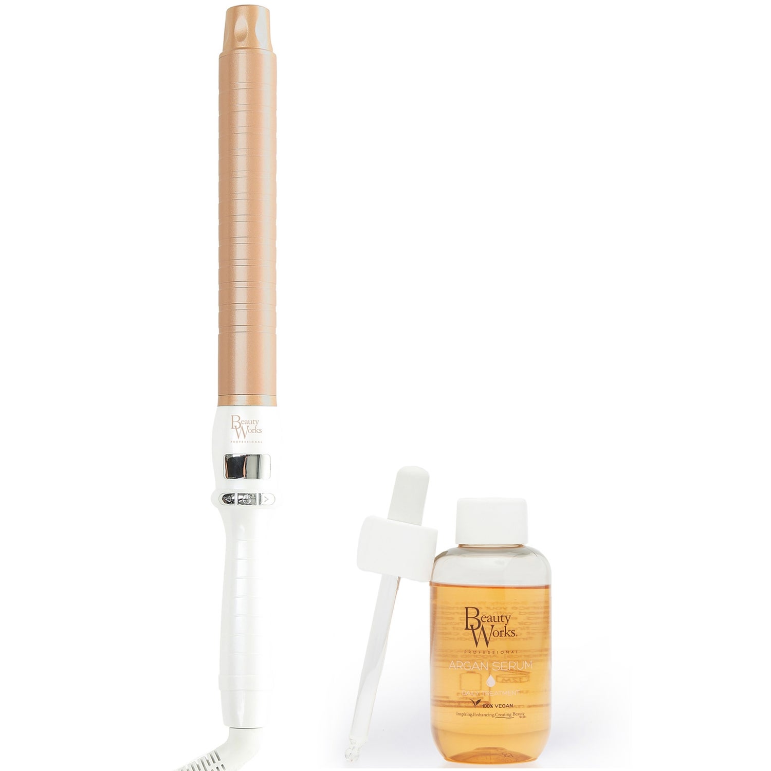 Beauty Works Professional Styler and Argan Serum Bundle