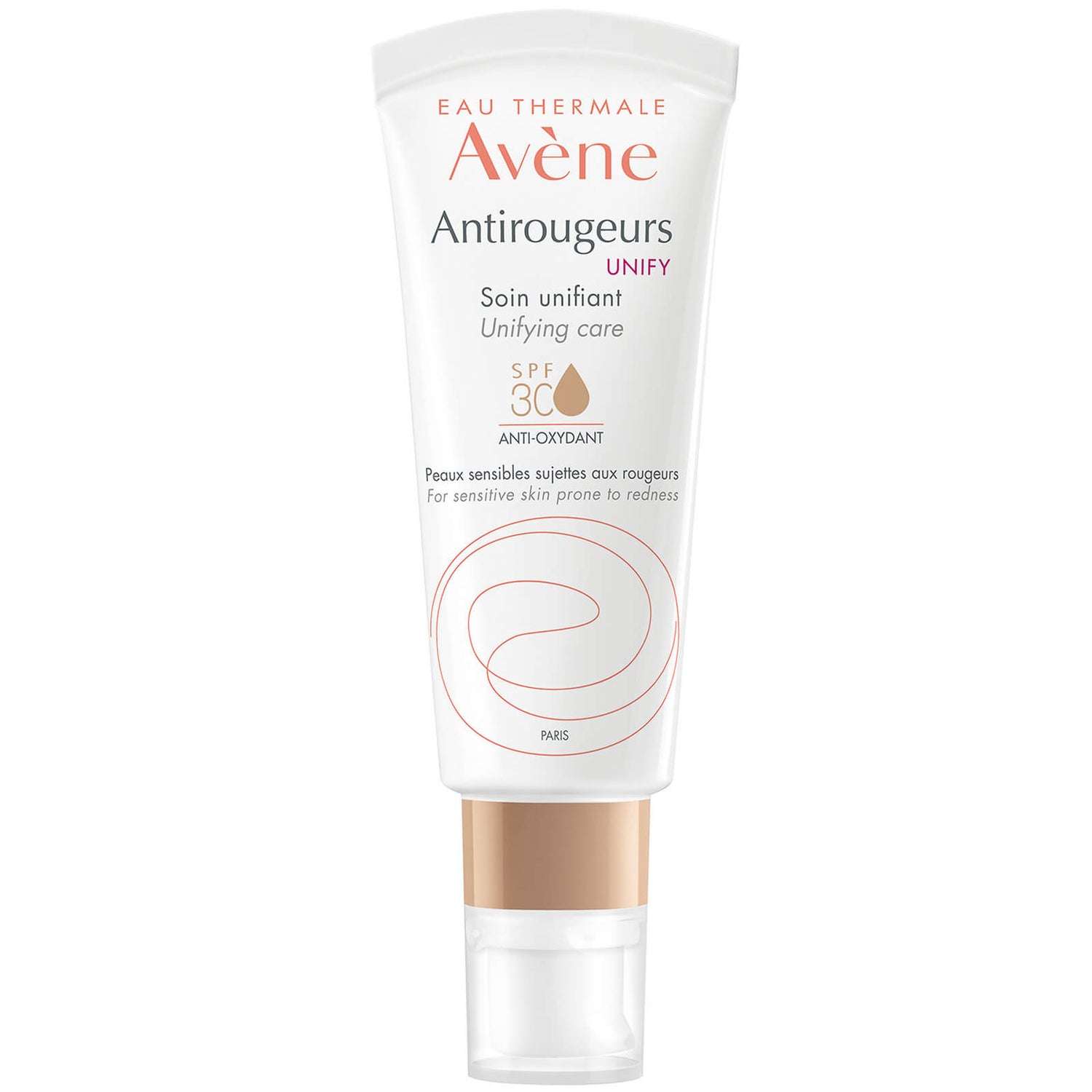 Avène Antirougeurs Unifying SPF30 Tinted Moisturiser for Skin Prone to Redness 40ml