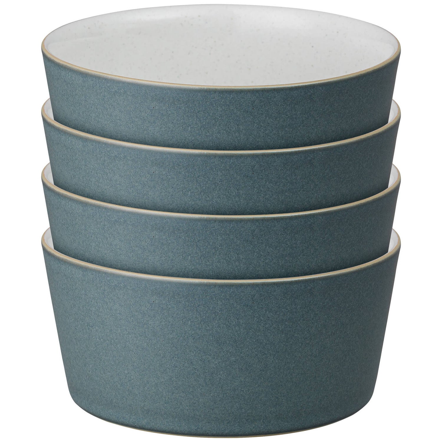 Denby Impression Charcoal Blue Straight Bowls (Set of 4)