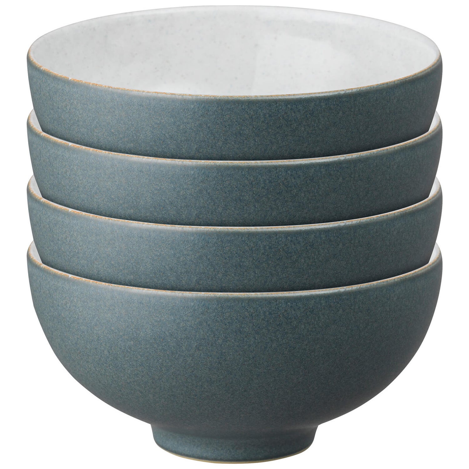 Denby Impression Charcoal Blue Rice Bowls (Set of 4)