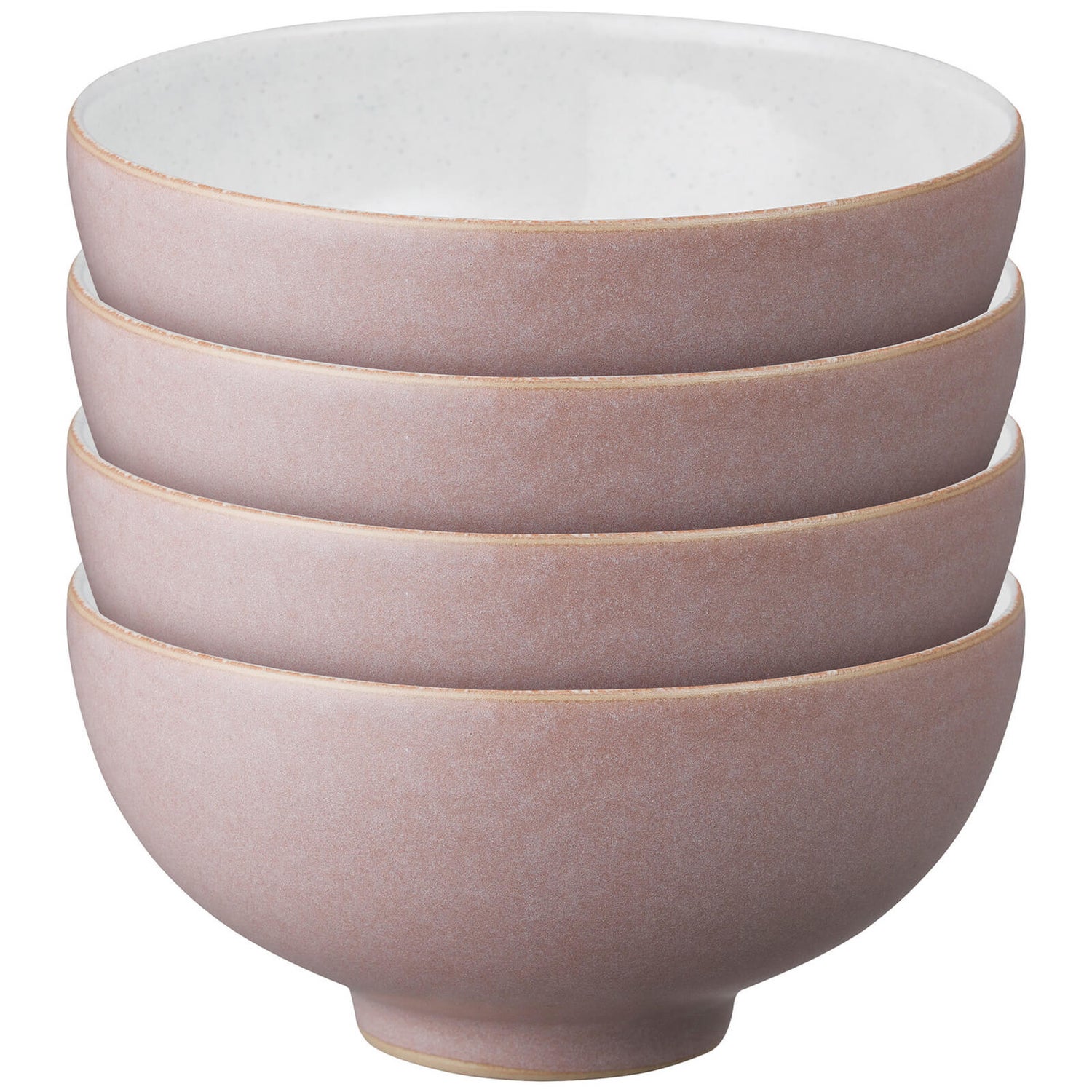 Denby Impression Pink Rice Bowls (Set of 4)