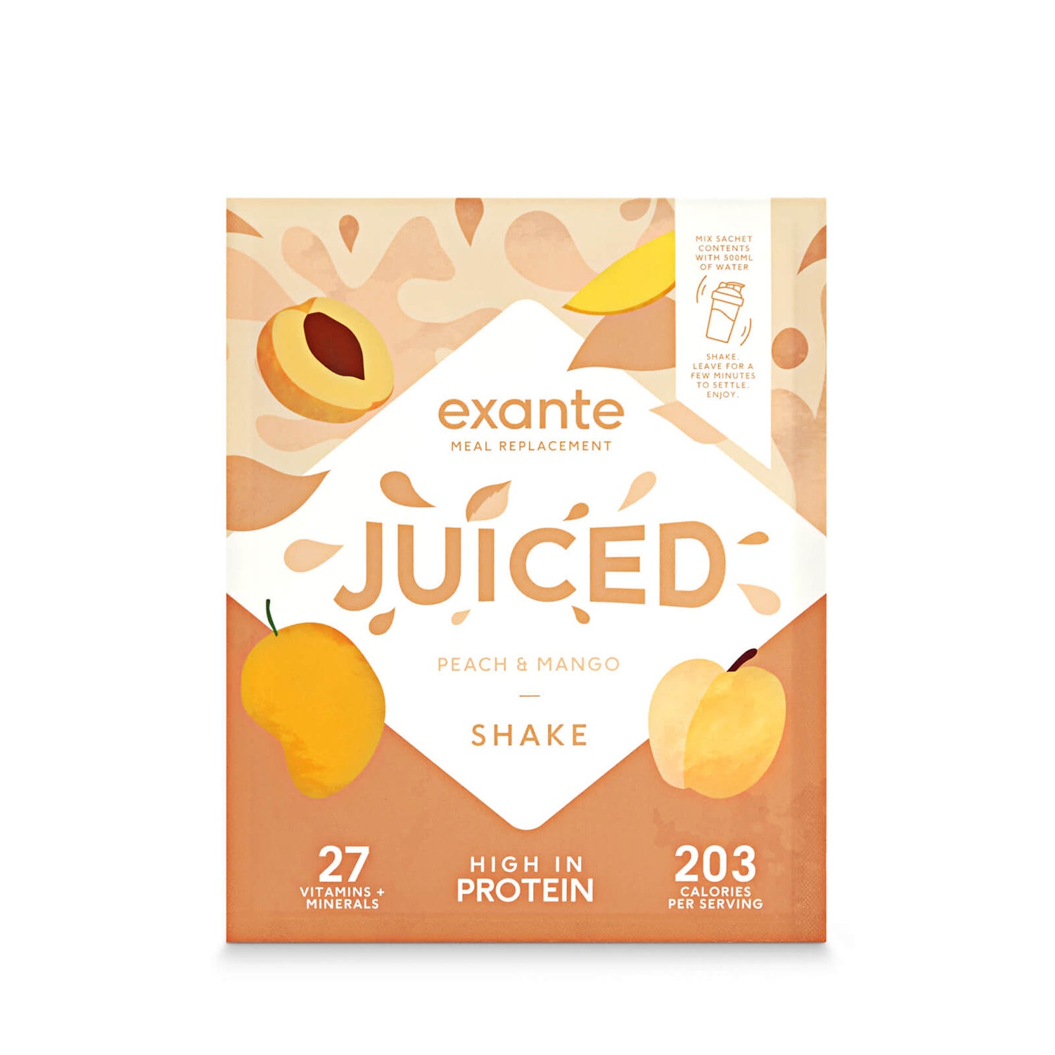 Peach & Mango JUICED Meal Replacement Shake