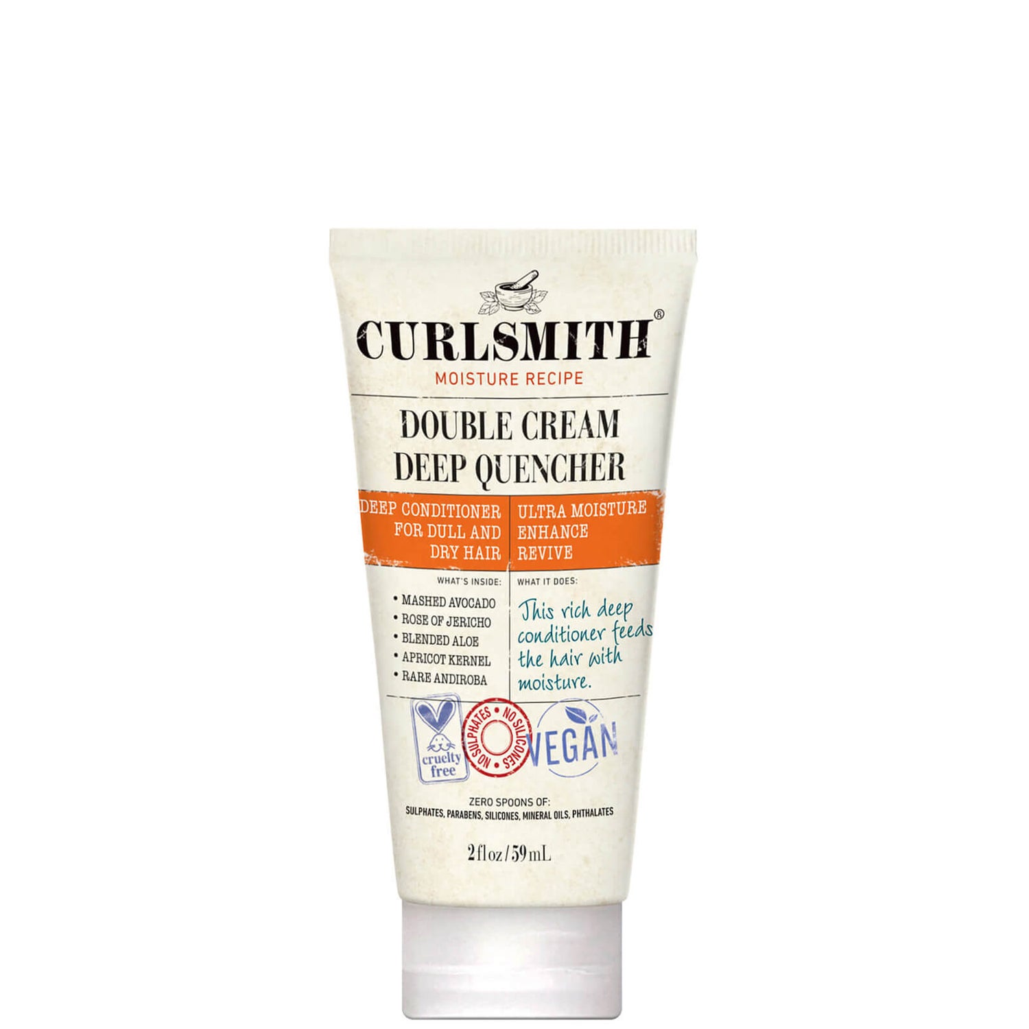 Curlsmith Double Cream Deep Quencher Travel Size 59ml