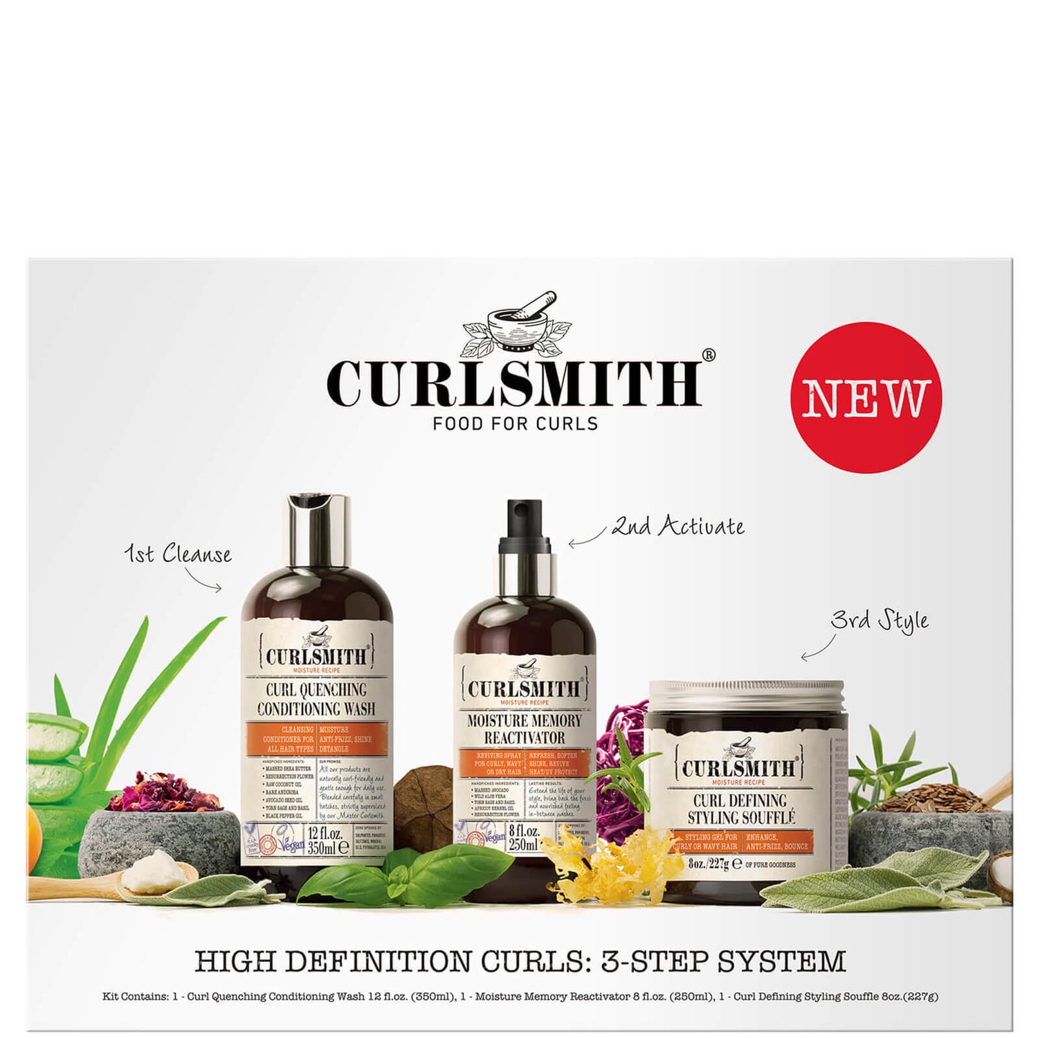 Curlsmith High Definition Curls 3-Step System
