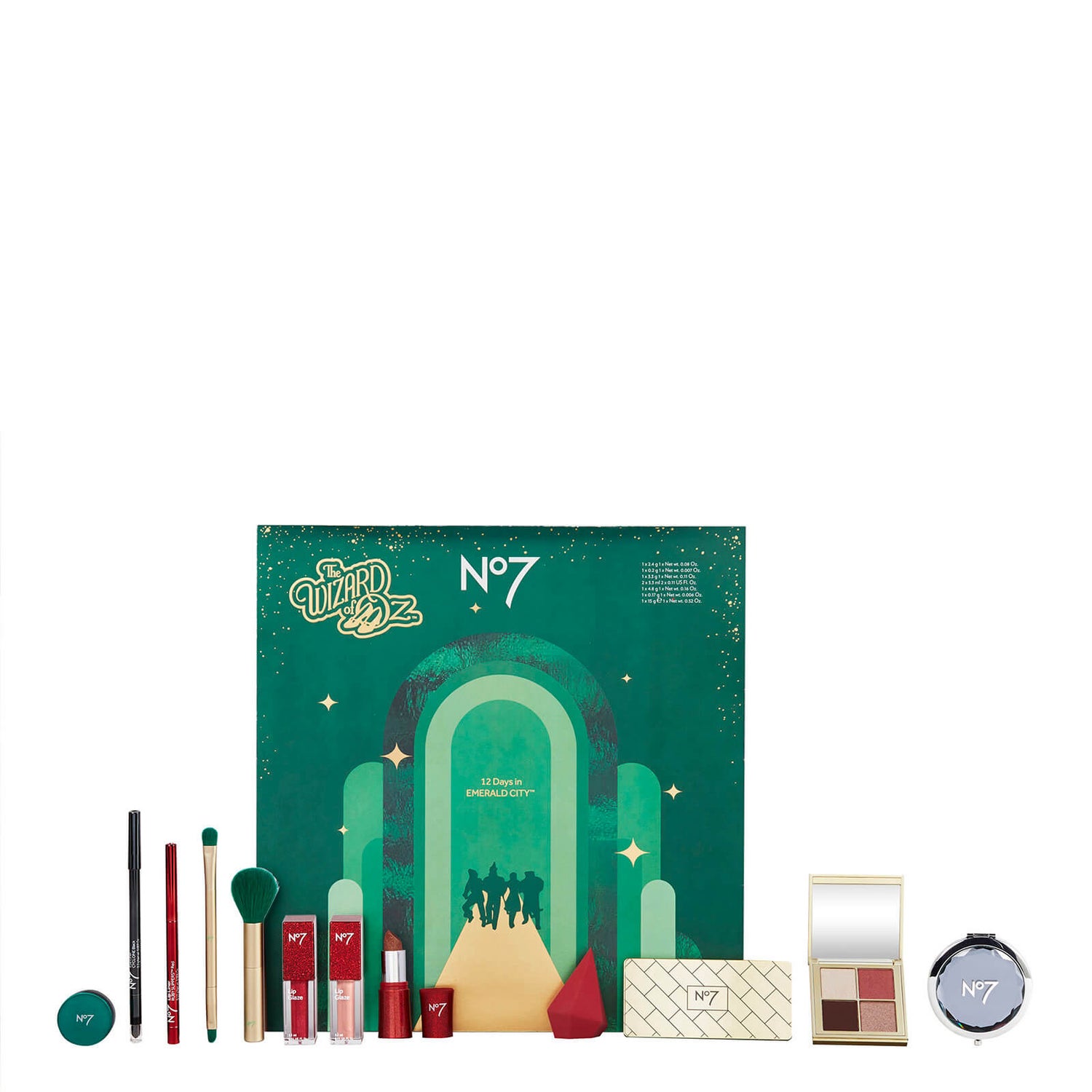 Wizard of Oz 12 Days in Emerald City Beauty Calendar | No7 US