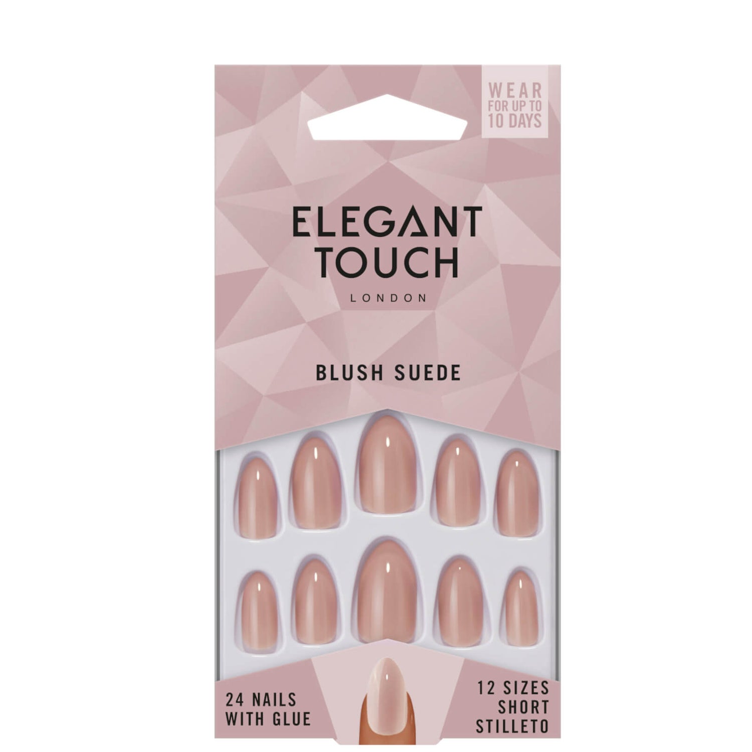 Накладные ногти Elegant Touch, оттенок Blush Suede