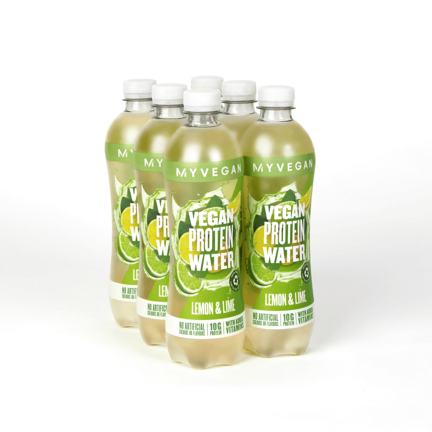 Apă proteică pentru vegani Vegan Protein Water - Lamaie galbena & Lamaie verde