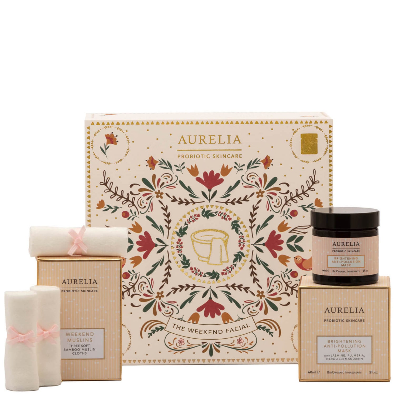 Aurelia Probiotic Skincare The Weekend Facial Set (Worth £74.00)