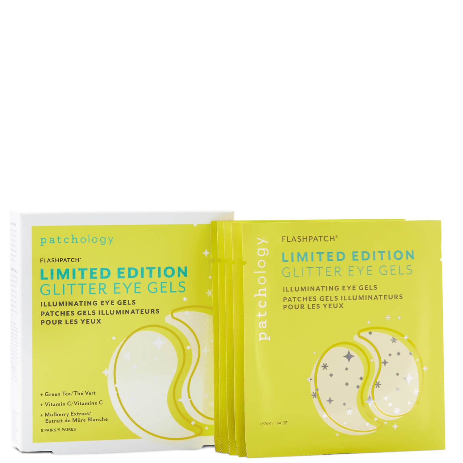 Patchology Limited Edition Illuminating Glitter Eye Gels (Pack of 5)