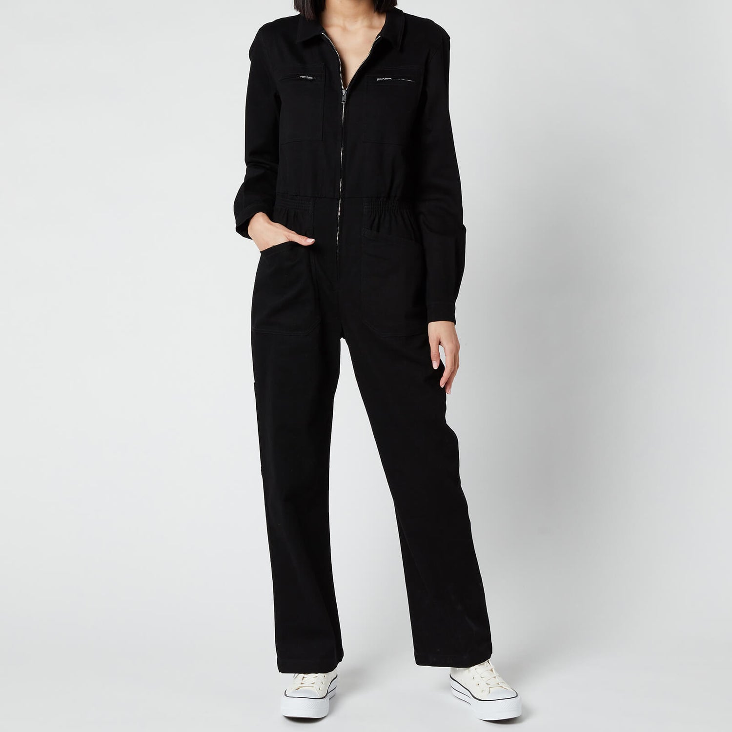 L.F Markey Women's Danny Longsleeve Boilersuit - Black