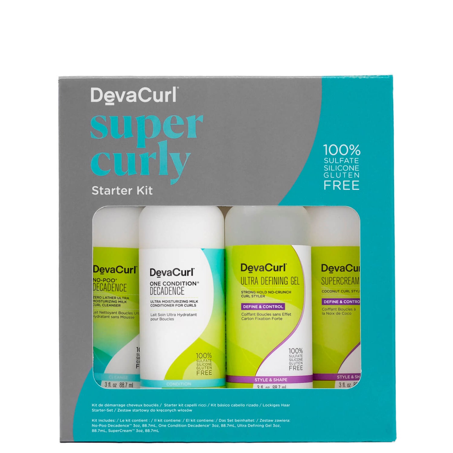 Kit de inicio DevaCurl Super Curly