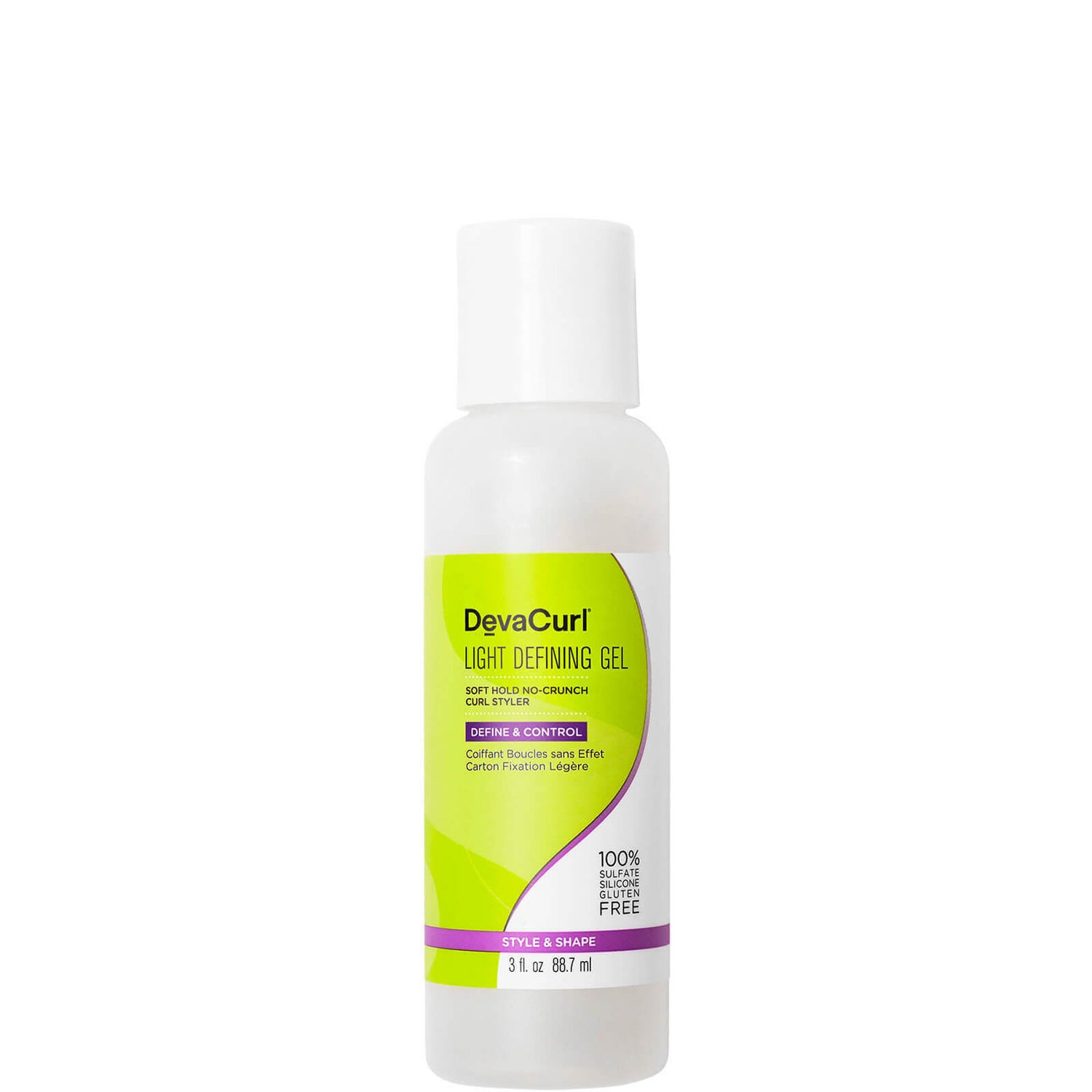 Coiffant fixation légère sans effet carton DevaCurl 88 ml