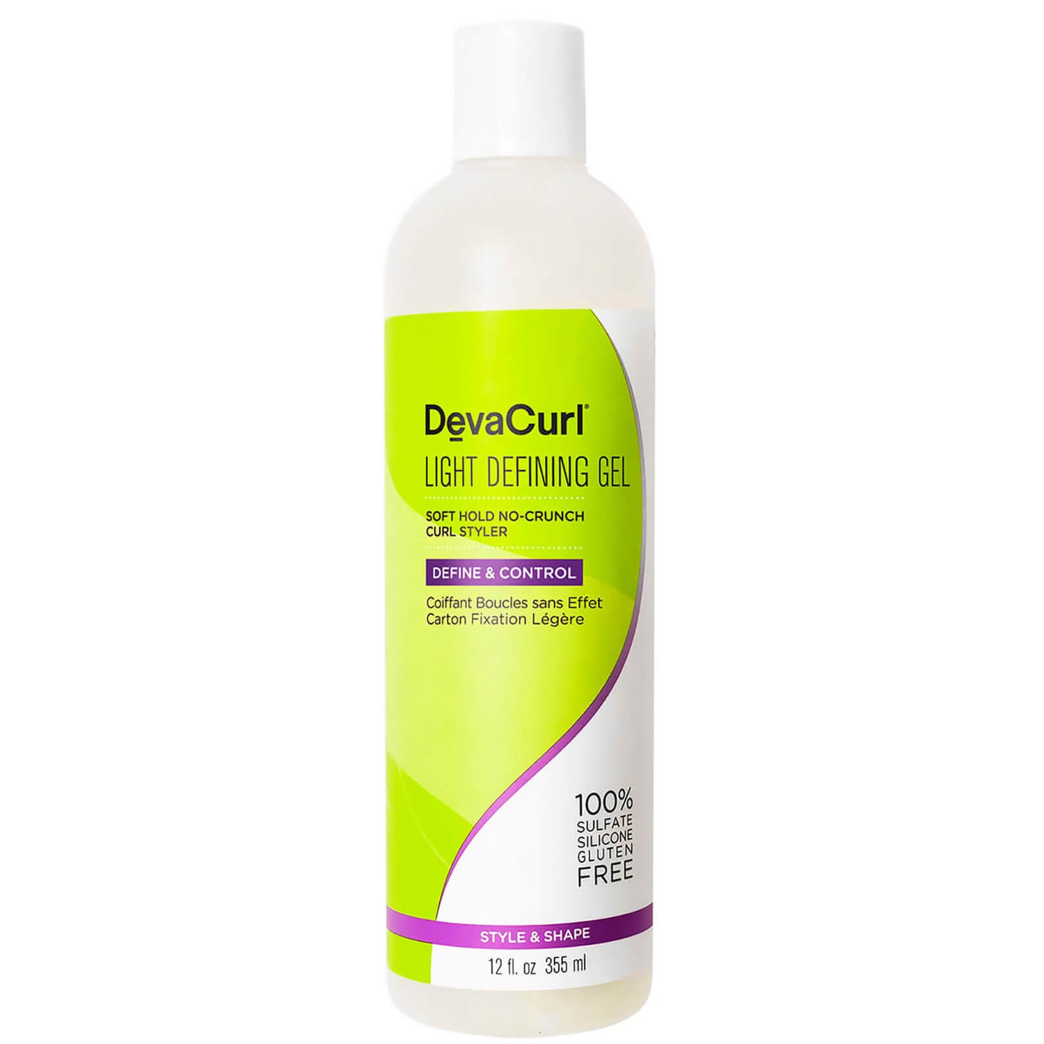 DevaCurl Light Defining Gel - Soft Hold No-Crunch Curl Styler 355ml