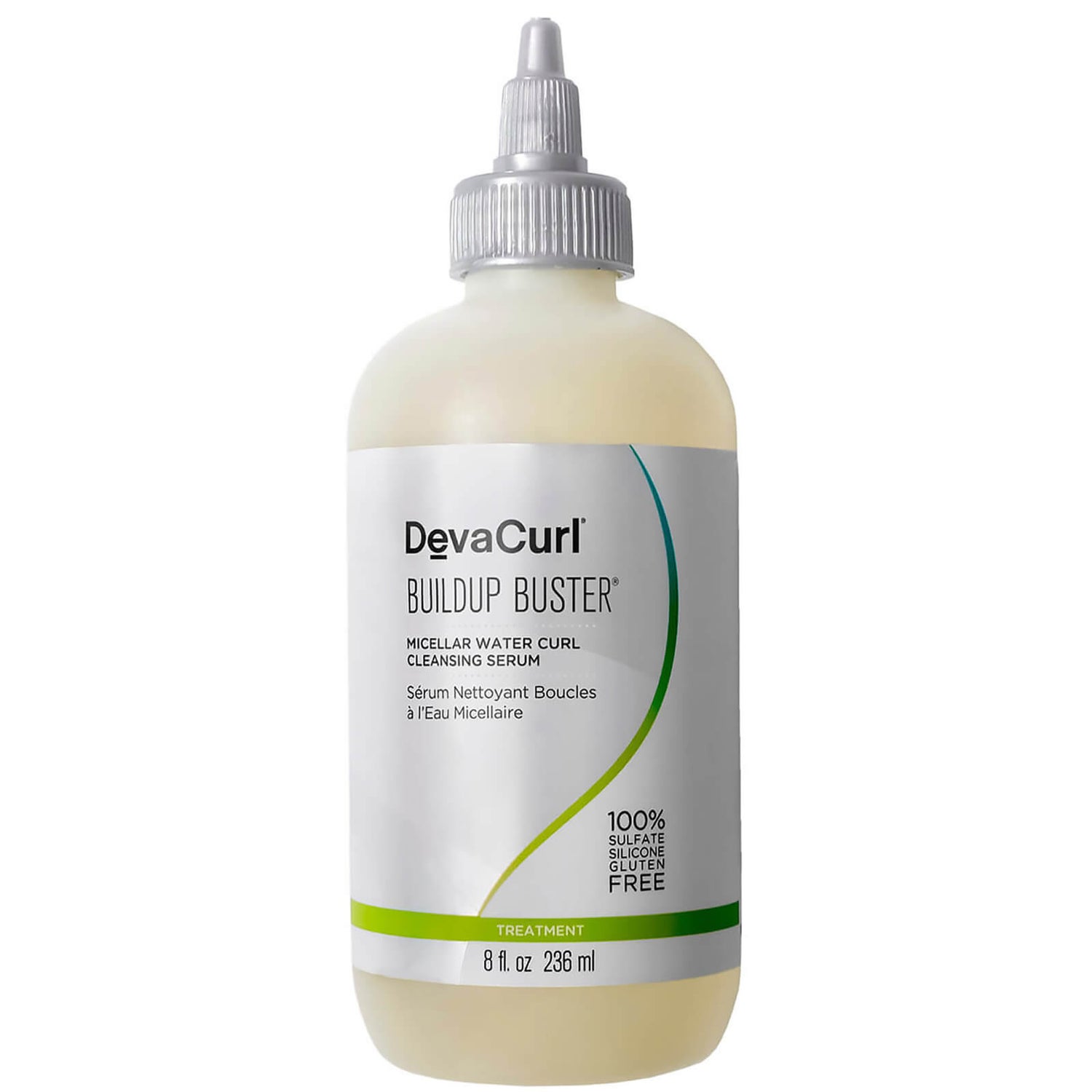 DevaCurl Buildup Buster - Suero limpiador de rizos con agua micelar 236ml