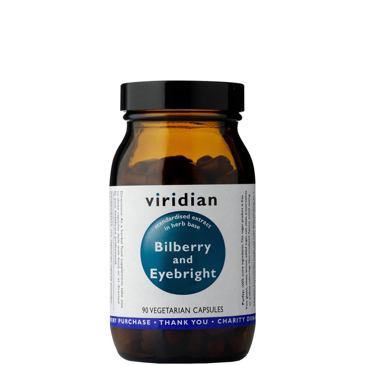 Bilberry and Eyebright Extract - 90 Capsules