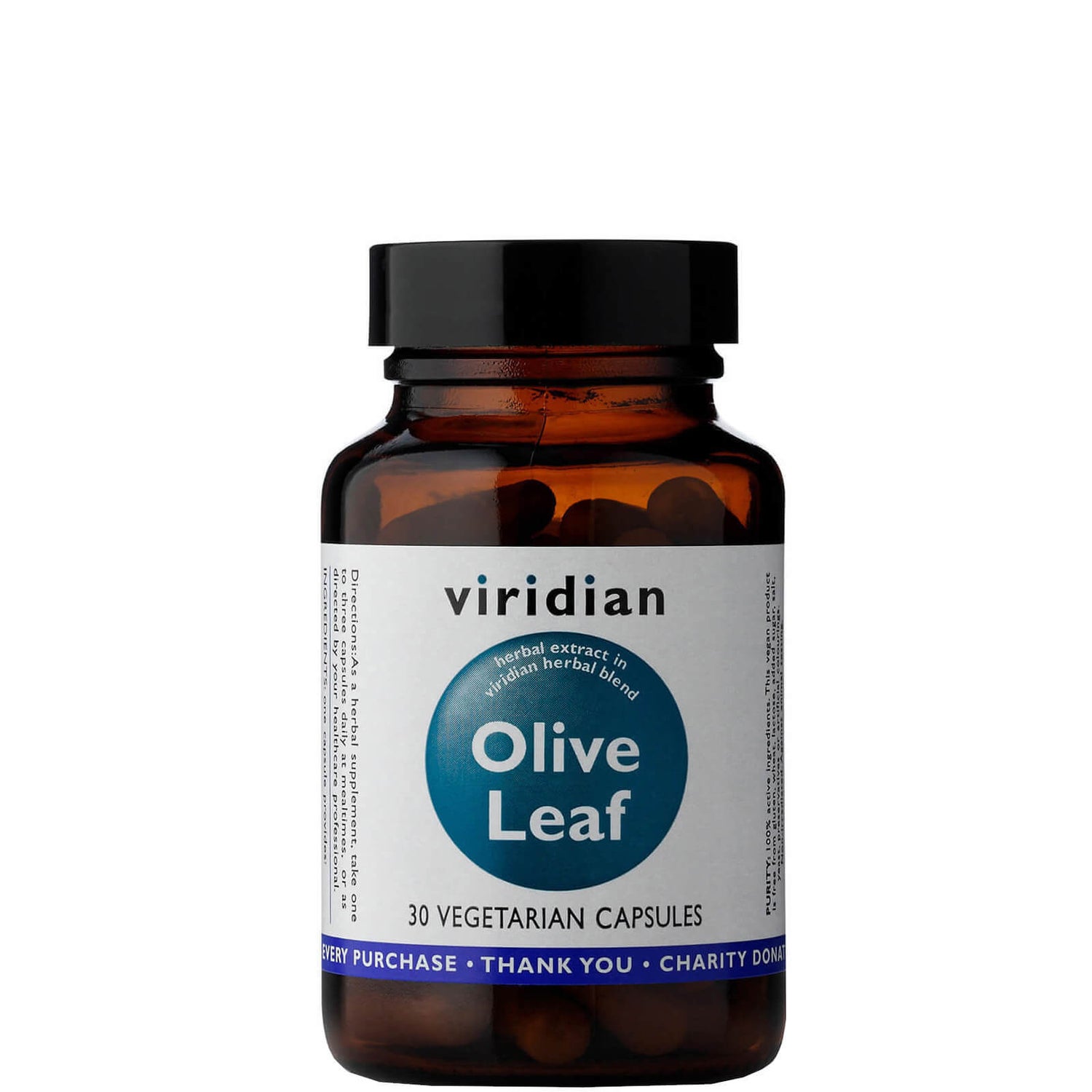 Olive Leaf Extract Veg Caps - 30 Capsules