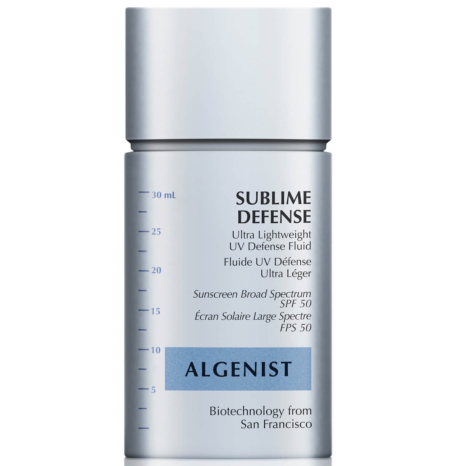 Algenist Sublime Defense Ultra Lightweight UV Defense Fluid SPF50 1 fl. oz