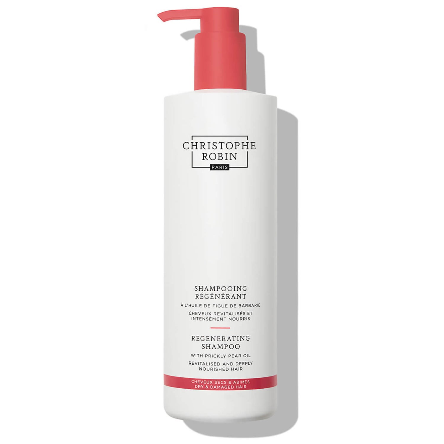 Christophe Robin Regenerating Shampoo with Prickly Pear Oil 500 ml