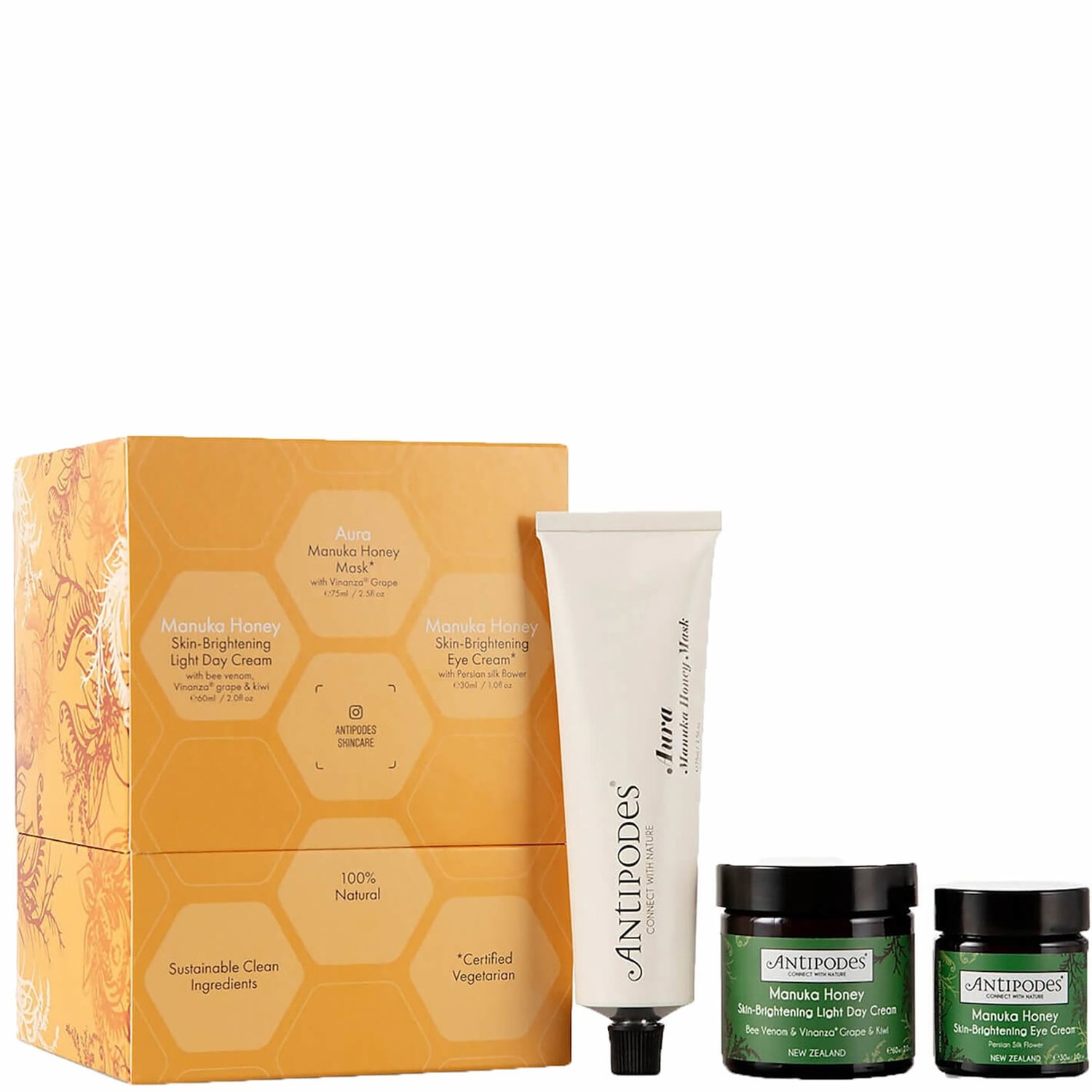 Antipodes Manuka Honey Skin Brightening Beehive Box Set