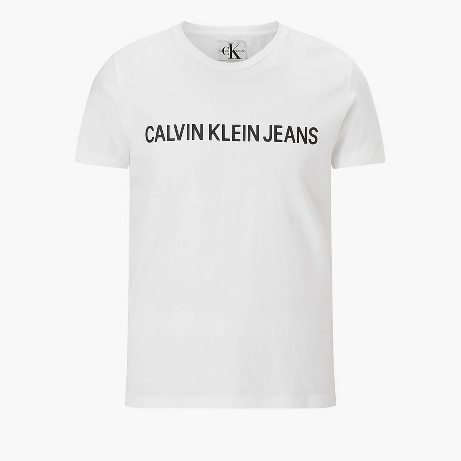 Calvin Klein Jeans Men's Core Institutional Logo T-Shirt - Bright White - S