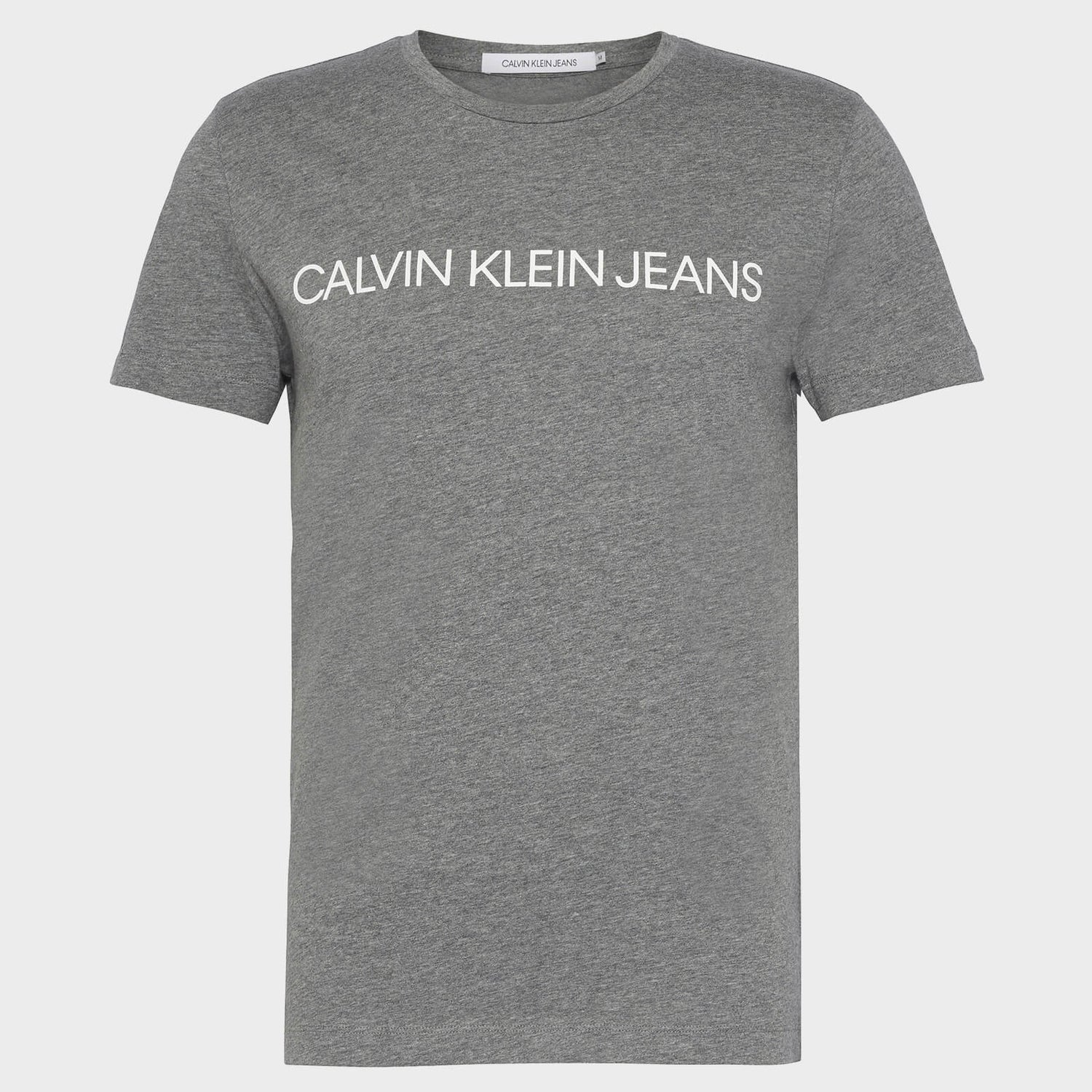 Calvin Klein Jeans Men's Core Institutional Logo T-Shirt - Grey Heather - S