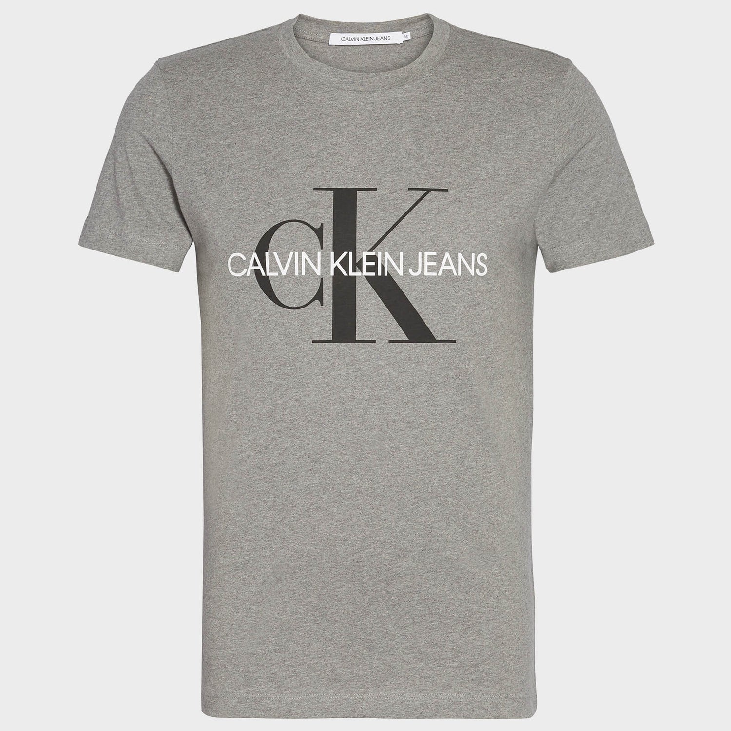 Calvin Klein Jeans Men's Iconic Monogram T-Shirt - Mid Grey Heather