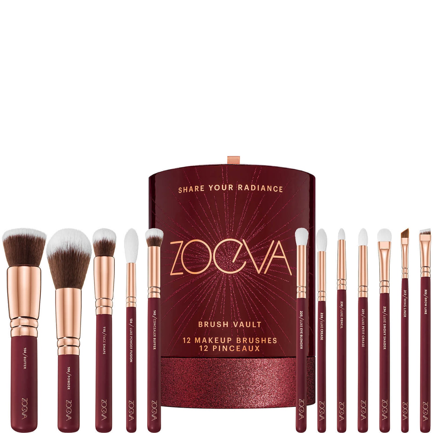 ZOEVA Share Your Radiance Cocotte Brush Vault