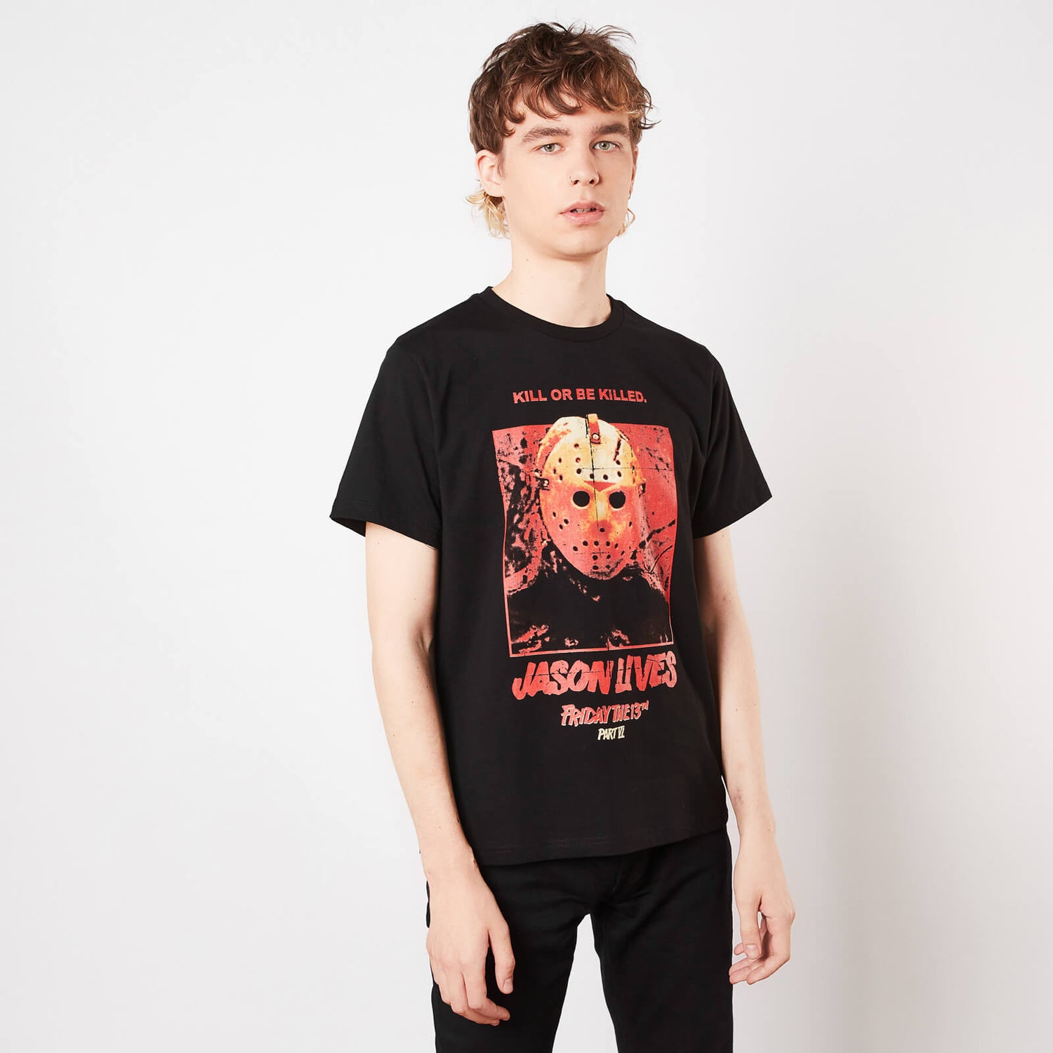 Hvilken en Gurgle Penge gummi Friday 13th Jason Lives Men's T-Shirt - Black Clothing - Zavvi US