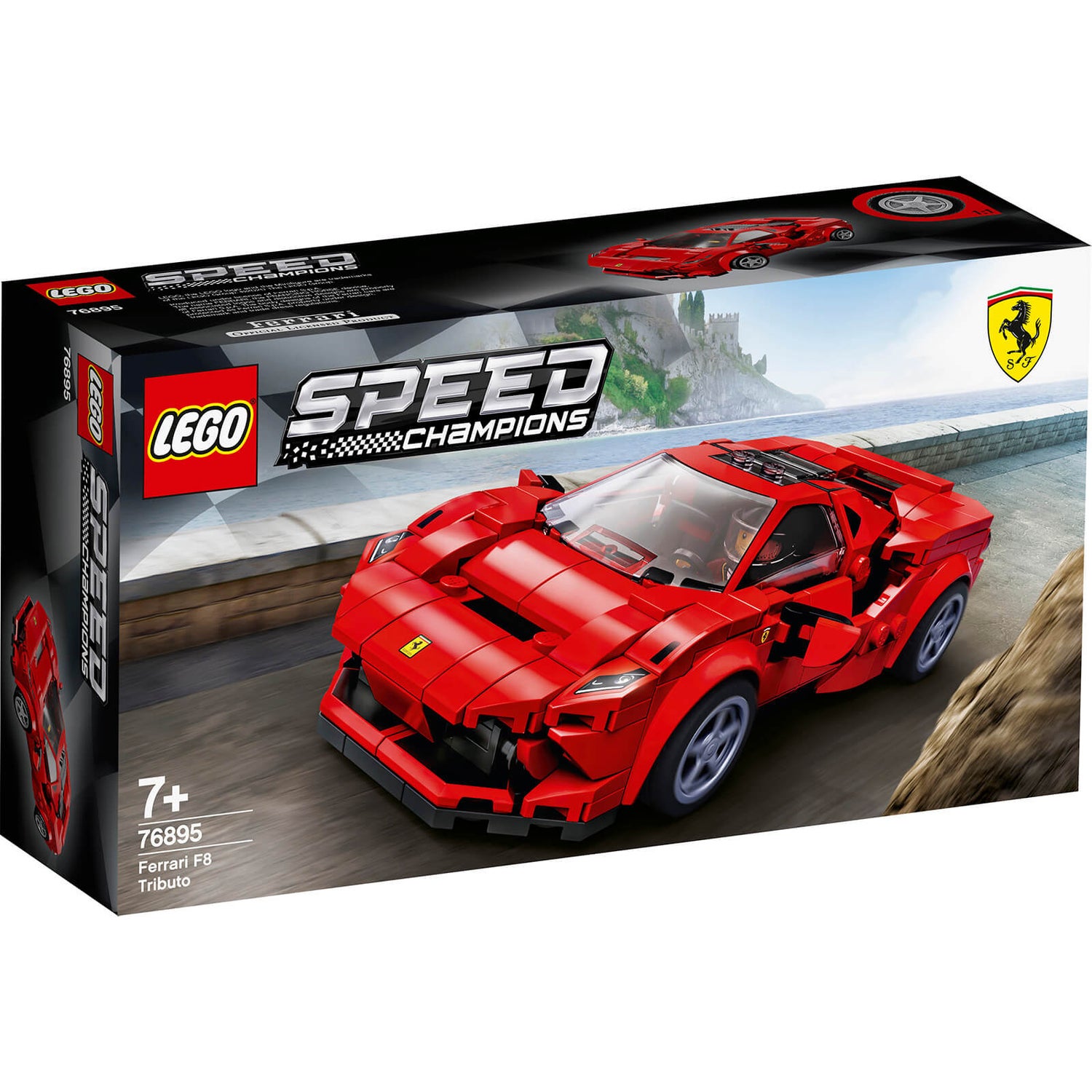 LEGO Speed Champions: Ferrari F8 Tributo Car Set (76895) Toys - Zavvi US