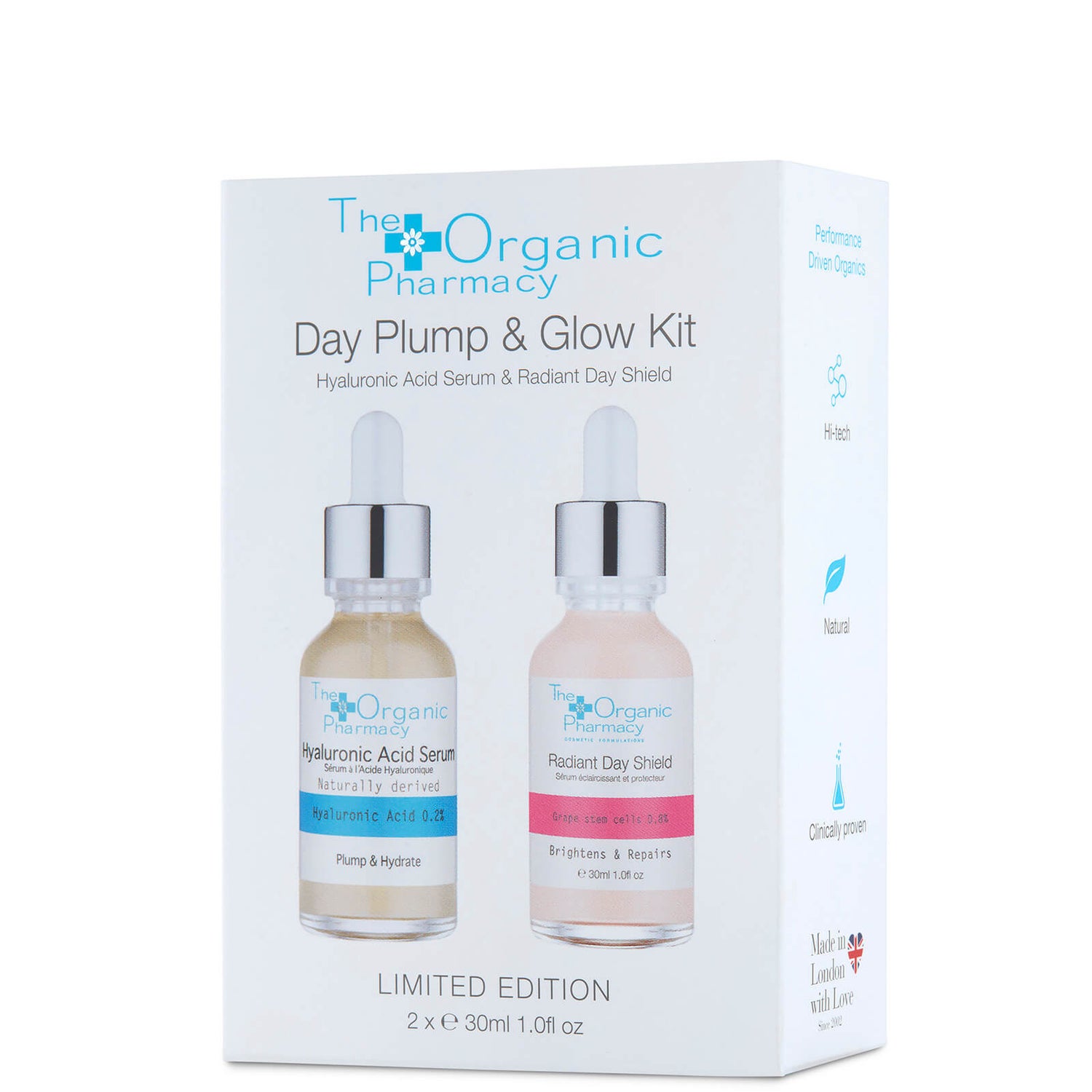 The Organic Pharmacy Day Plump and Glow Kit (Worth £75.00)