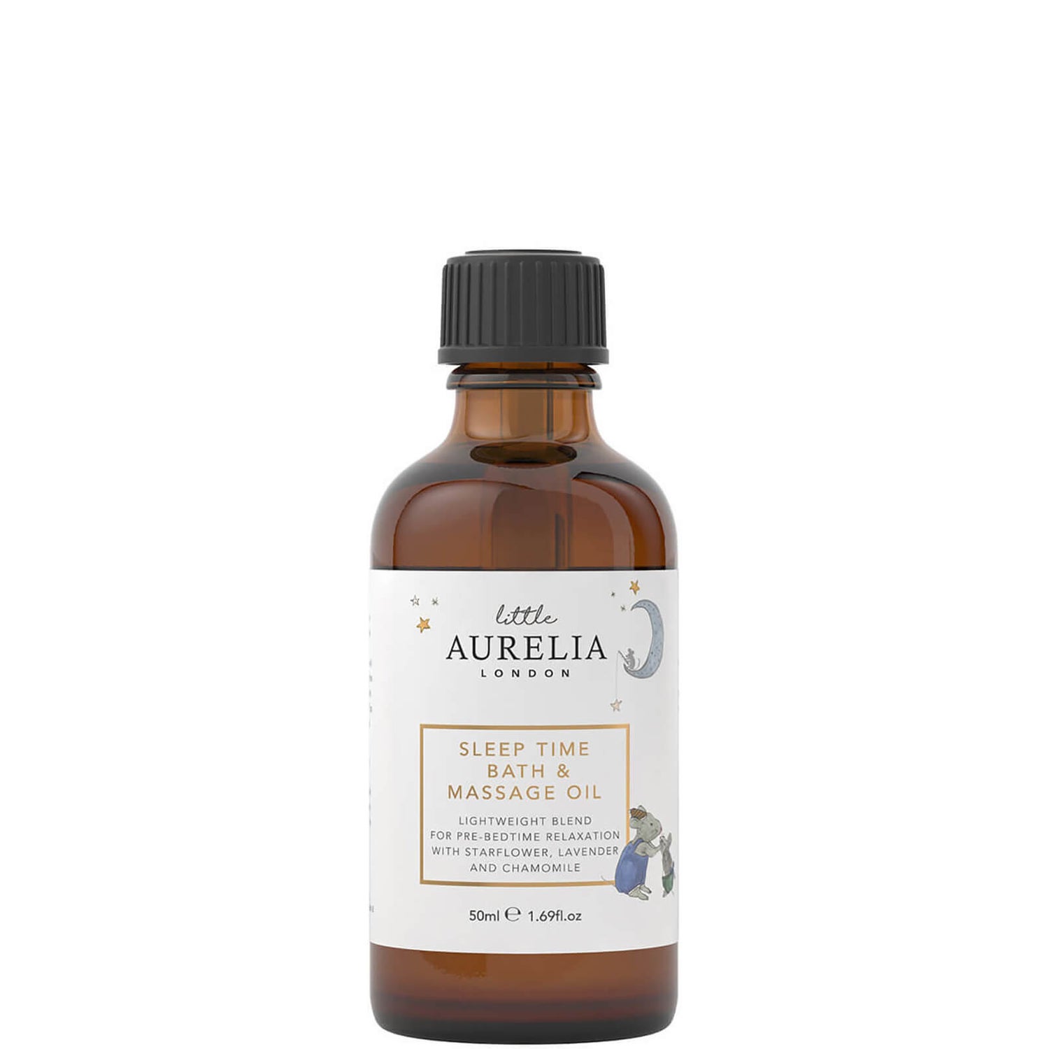Little Aurelia from Aurelia Probiotic Skincare Sleep Time Bath and Massage Oil -kylpy- ja hierontaöljy 50ml