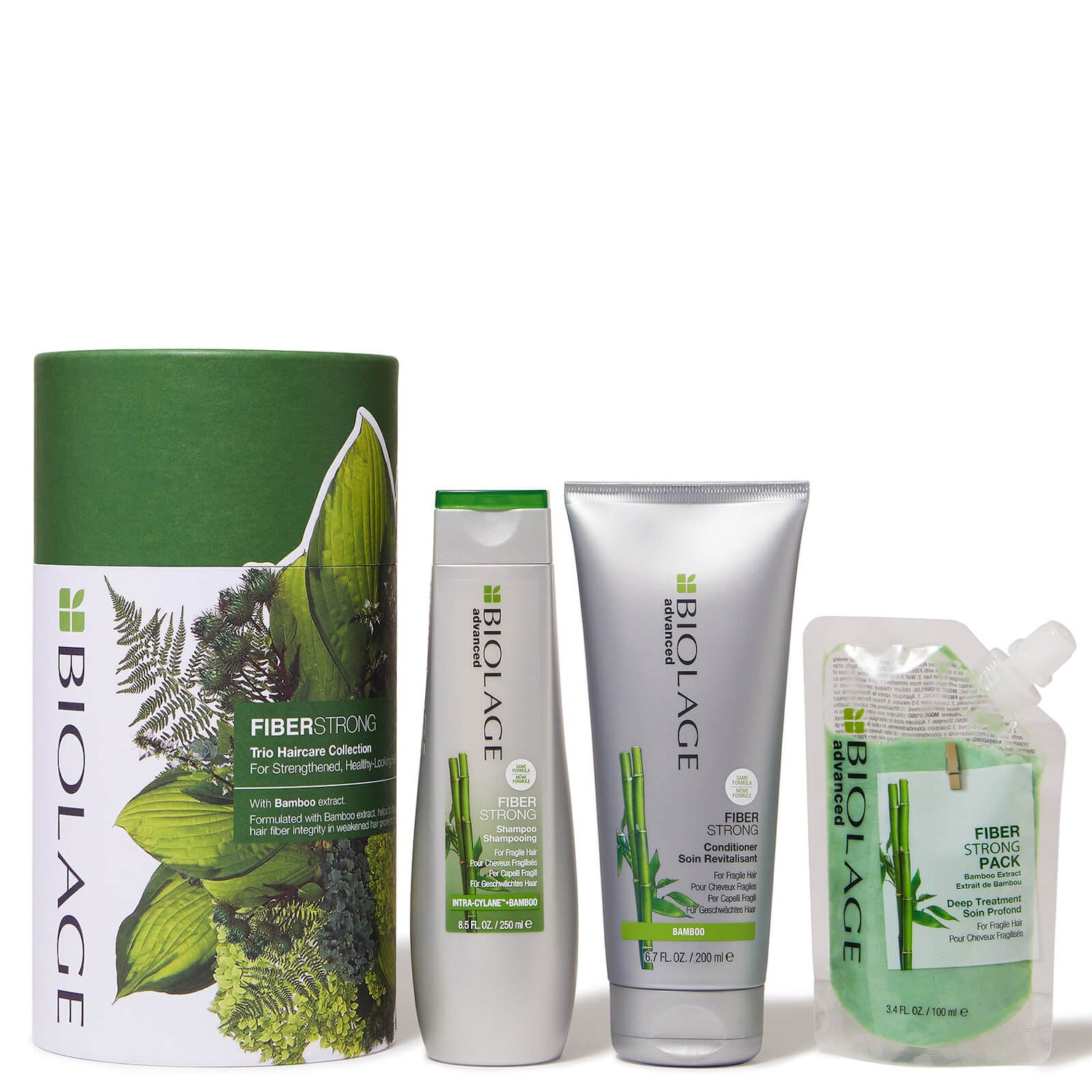 Biolage FiberStrong Trio Gift Set Collection for Damaged Hair (Worth £39.80)